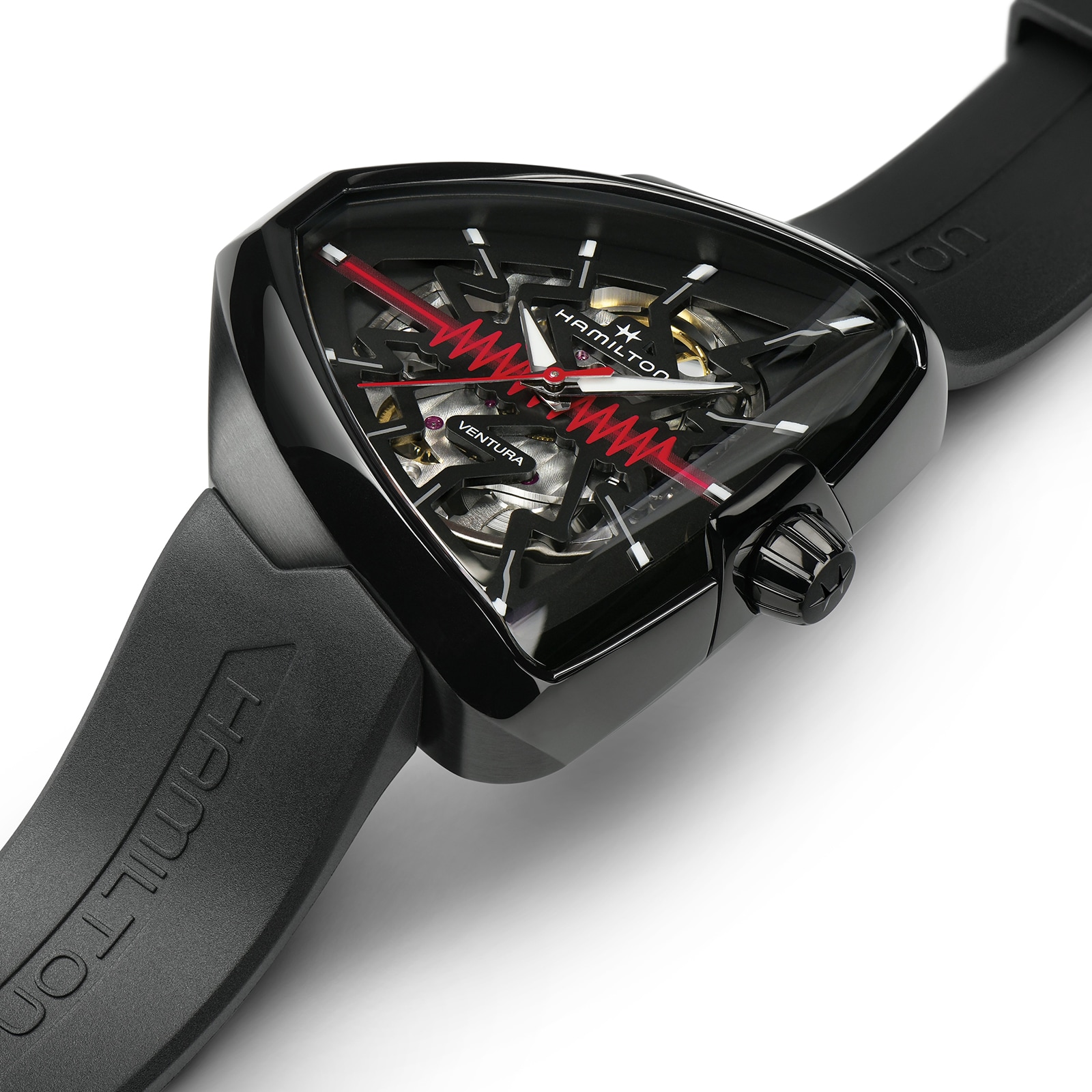 Hamilton Ventura H24535331 Automatic Watch - Black Dial - Stainless Steel & PVD Case - Image 3