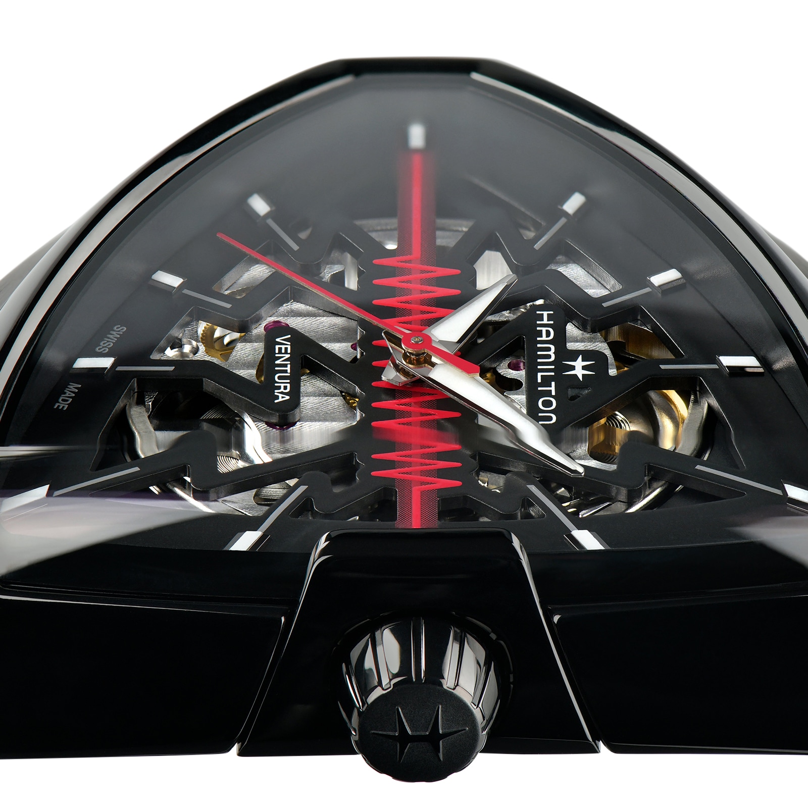 Hamilton Ventura H24535331 Automatic Watch - Black Dial - Stainless Steel & PVD Case - Image 4