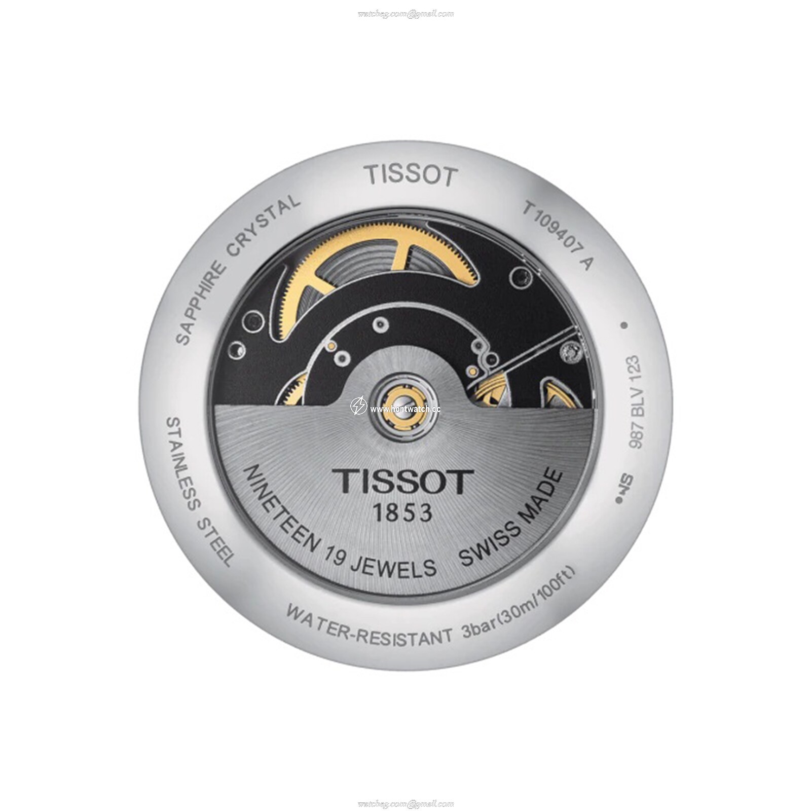 Tissot T-Classic Automatic Watch - 40mm Stainless Steel - Silver Dial - Image 2