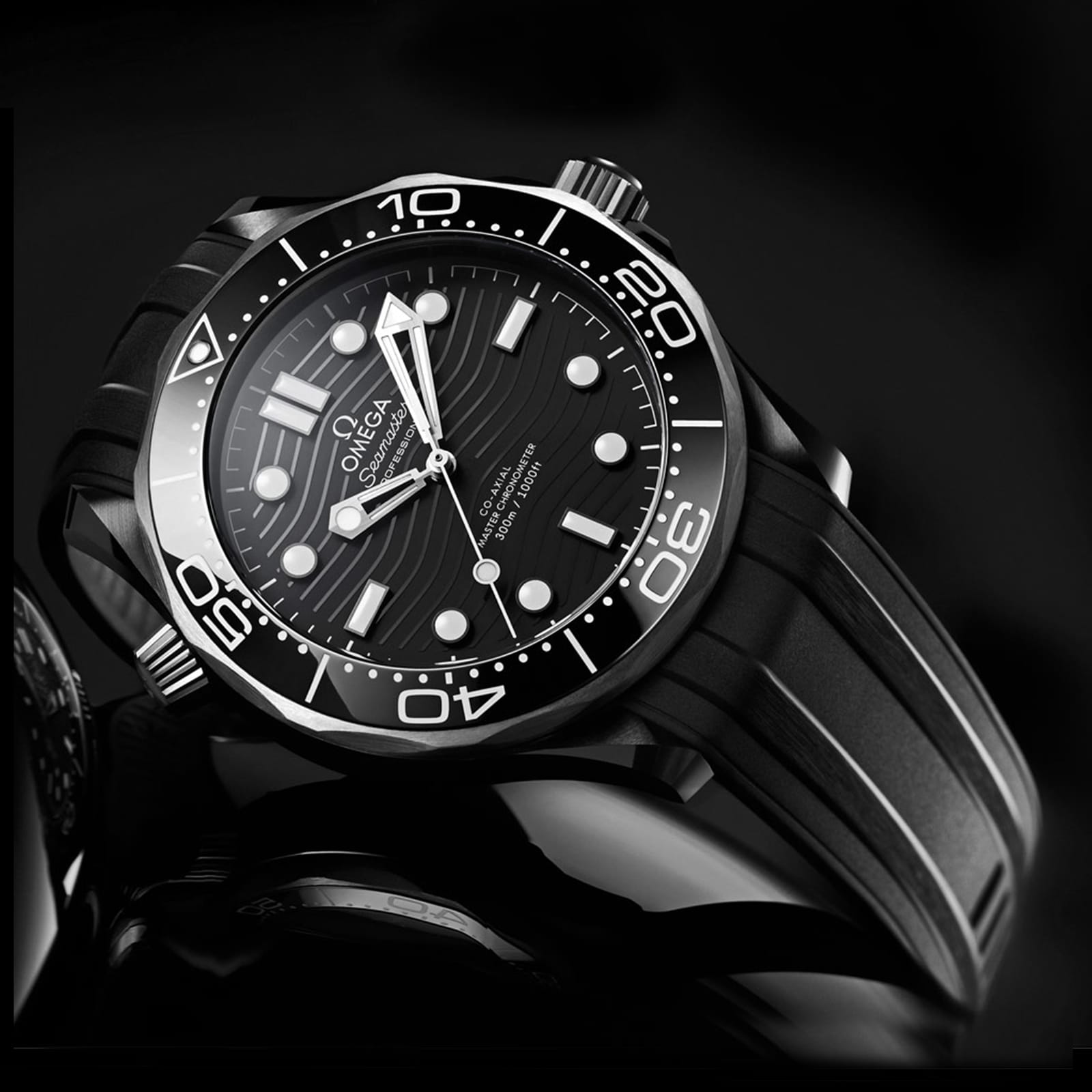 Omega Seamaster Diver 300M 43.5mm Ceramic Automatic Black Watch - Image 4