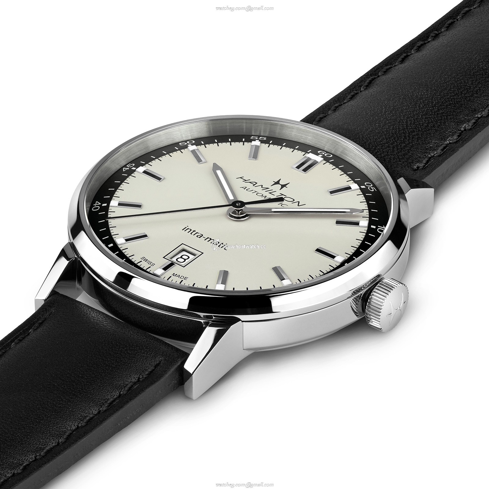 Hamilton American Classic H38425720 Automatic Cream Dial - 40mm Stainless Steel - Image 2