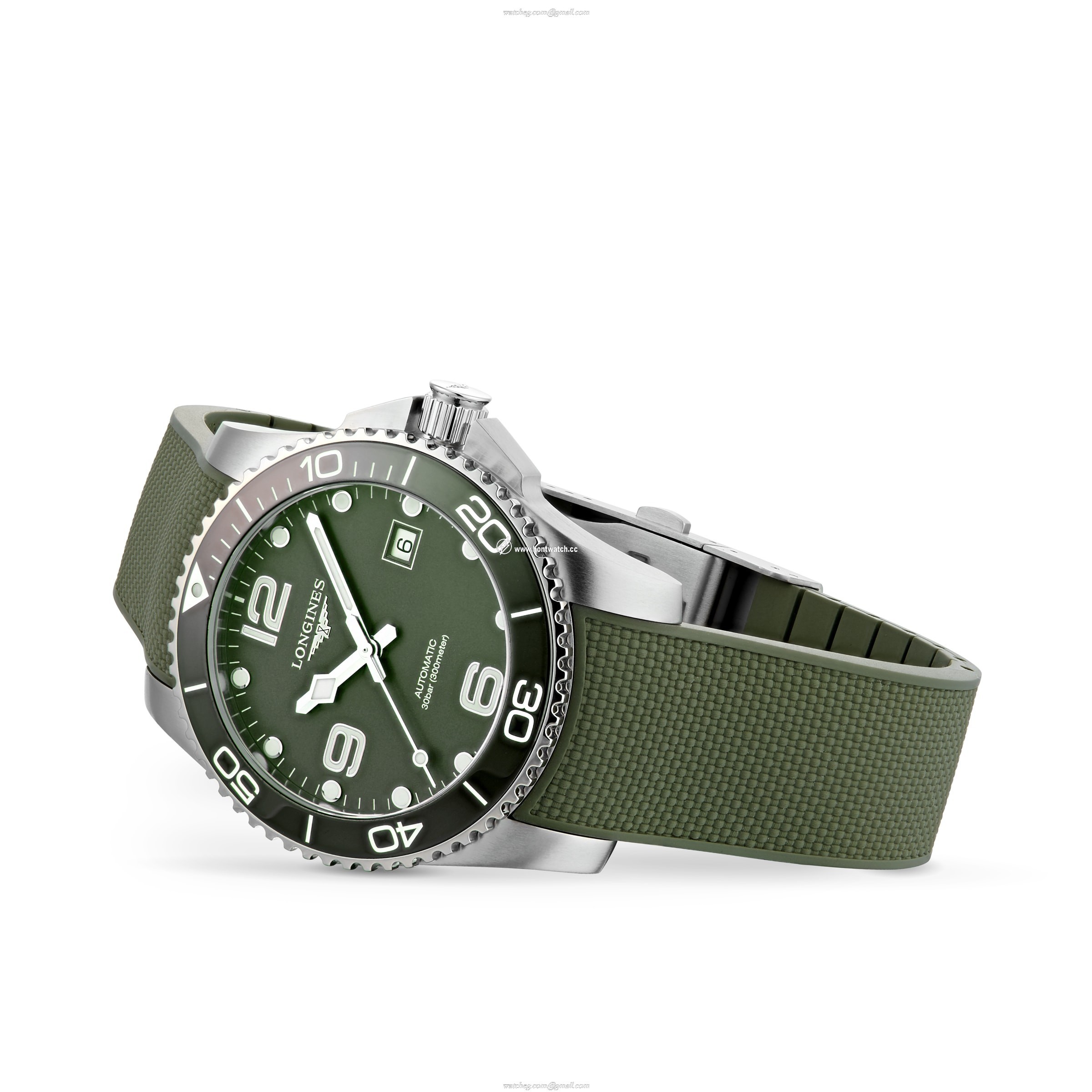Longines HydroConquest L37814069 | 41mm Green Automatic | 300M Water Resistant - Image 2