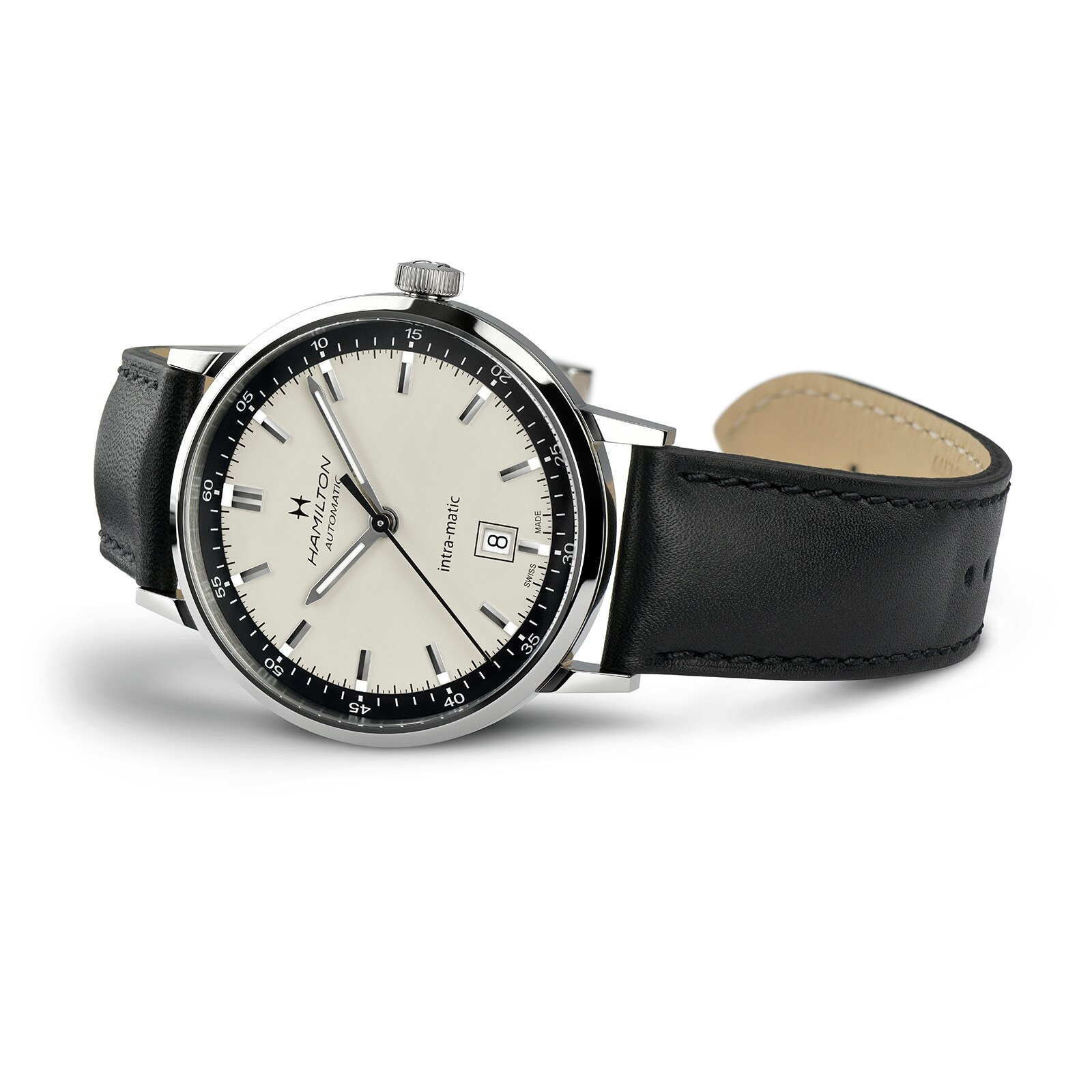 Hamilton American Classic H38425720 Automatic Cream Dial - 40mm Stainless Steel - Image 3
