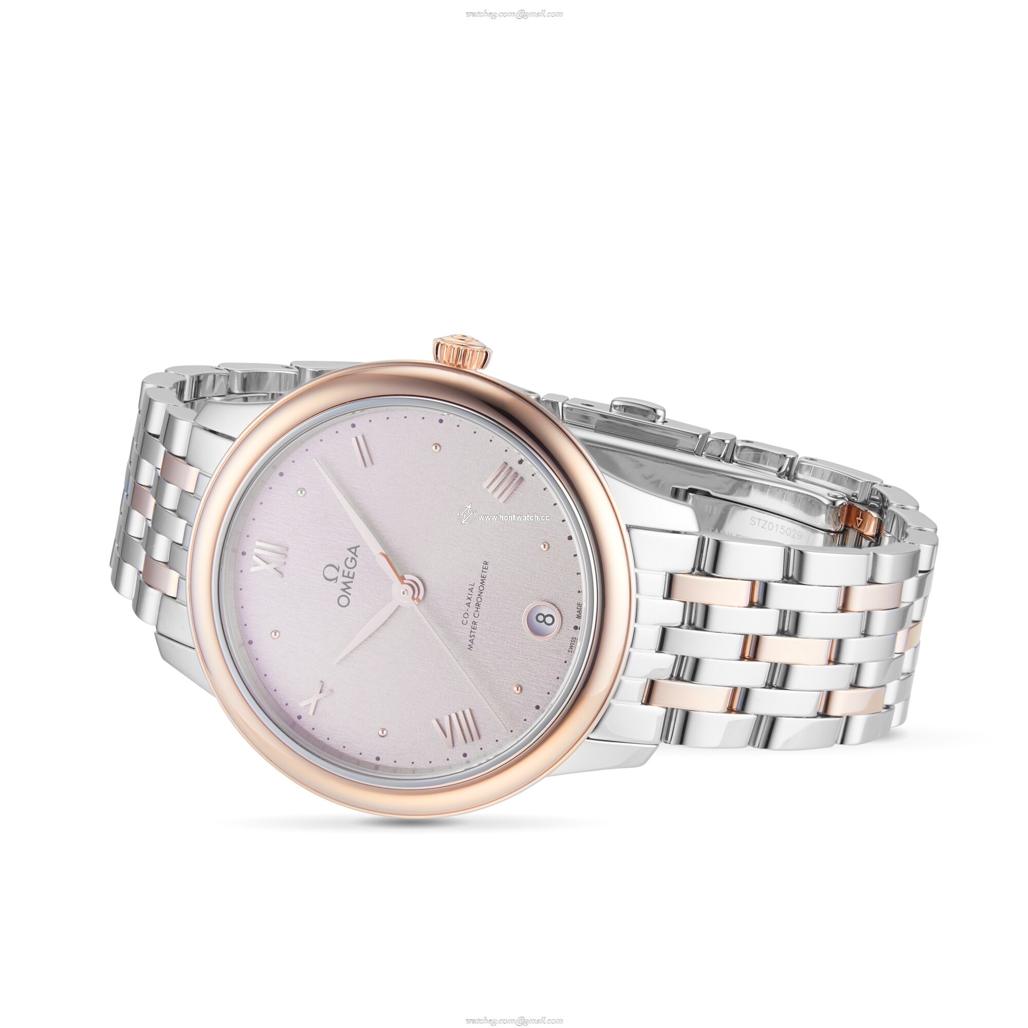 Omega De Ville Prestige 34mm Automatic Pink Dial | Stainless Steel & Rose Gold - Image 2