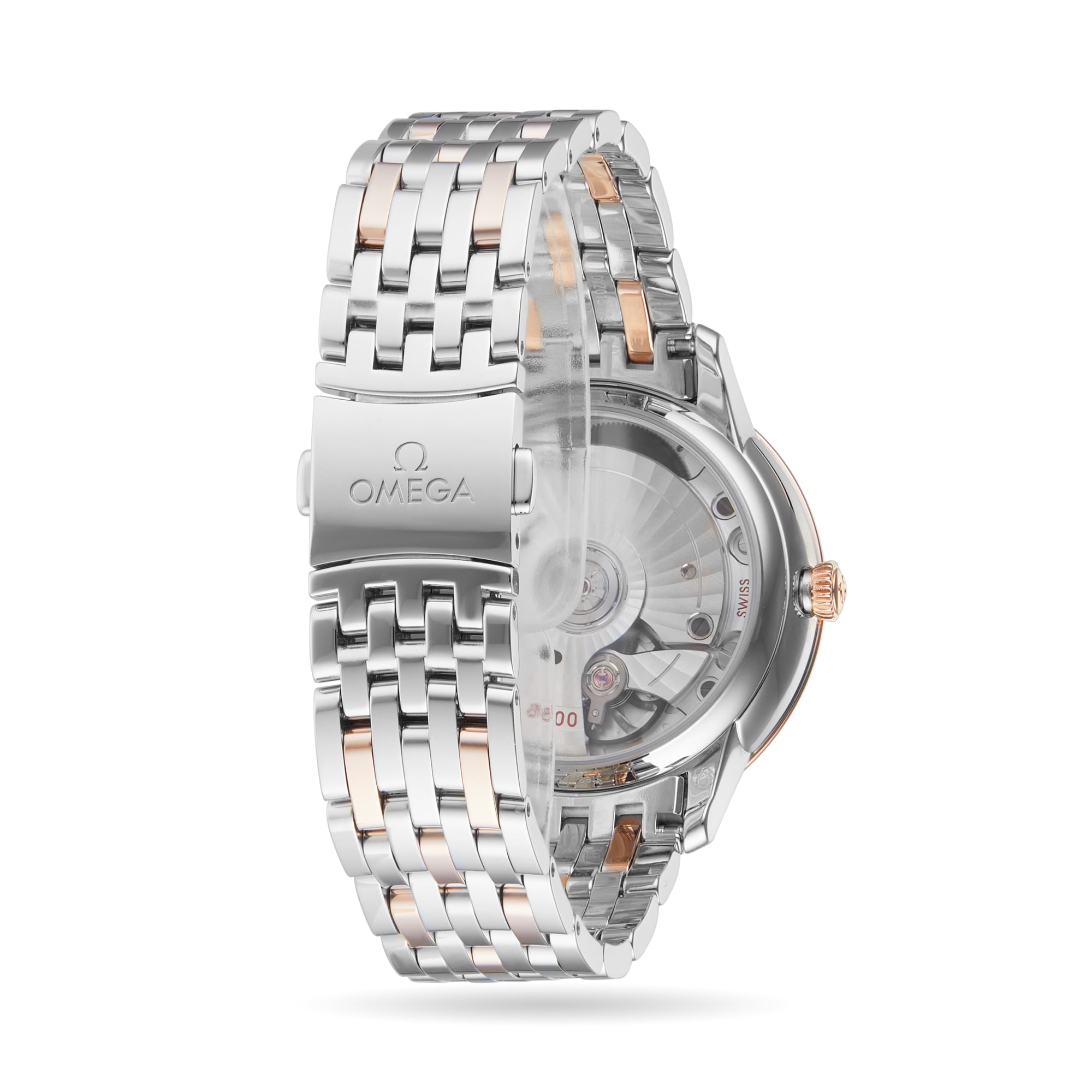 Omega De Ville Prestige 34mm Automatic Pink Dial | Stainless Steel & Rose Gold - Image 3
