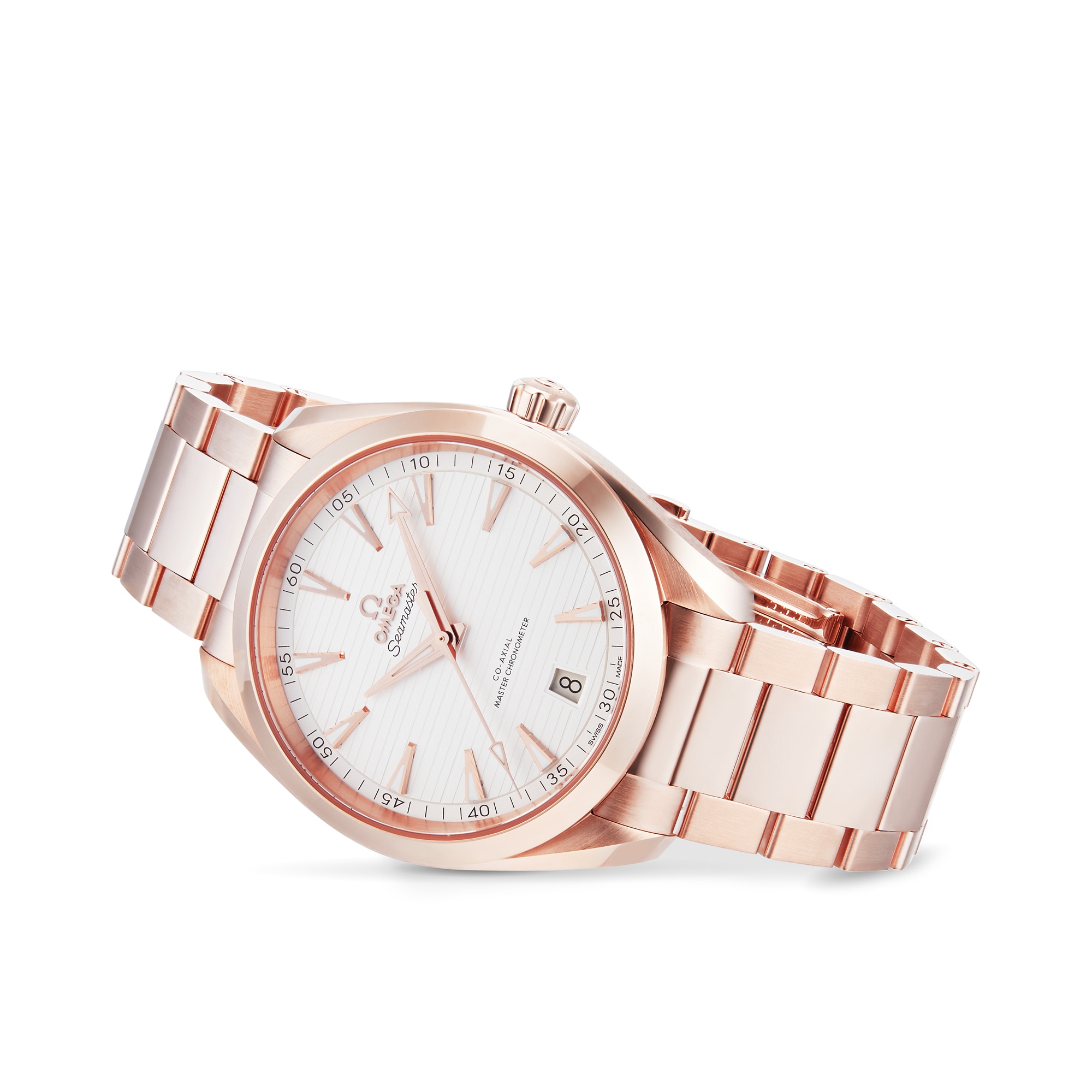 Omega Seamaster Aqua Terra 41mm Automatic | 18ct Rose Gold | White Dial - Image 3