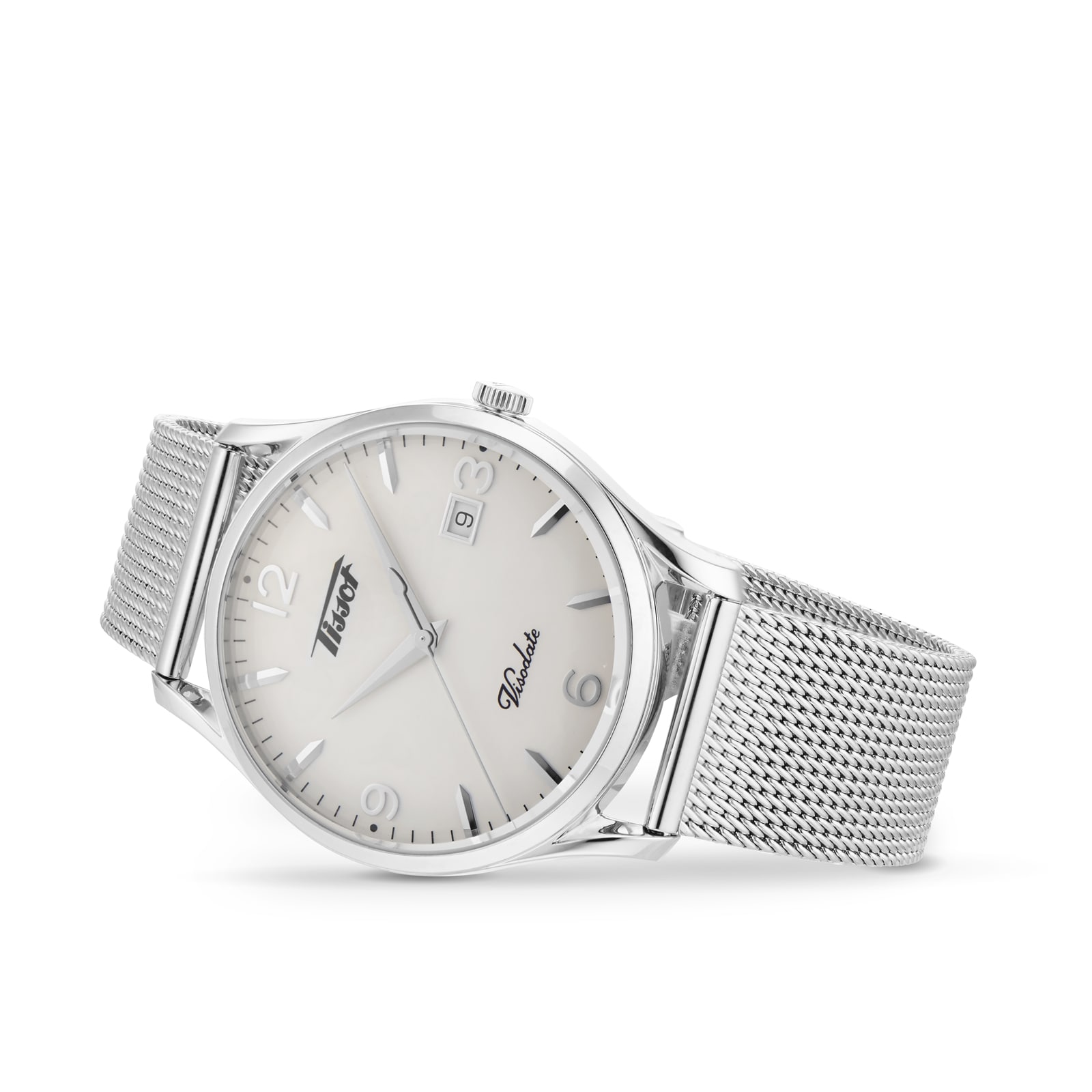 Tissot T-Heritage Silver Dial Watch - 40mm Stainless Steel - Quartz - Image 4