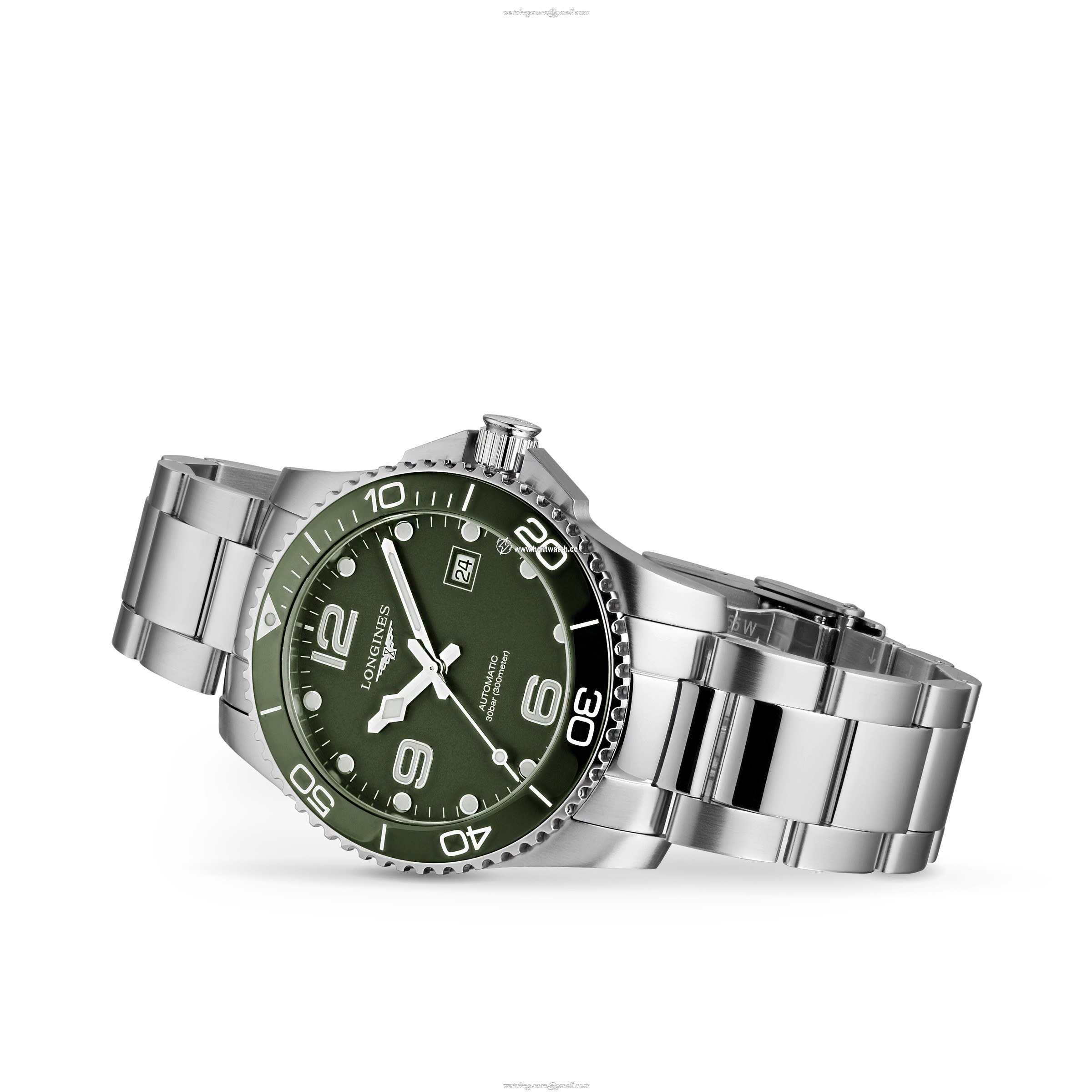 Longines HydroConquest L37814066 | 41mm Green Automatic | 300m Water Resistant - Image 2