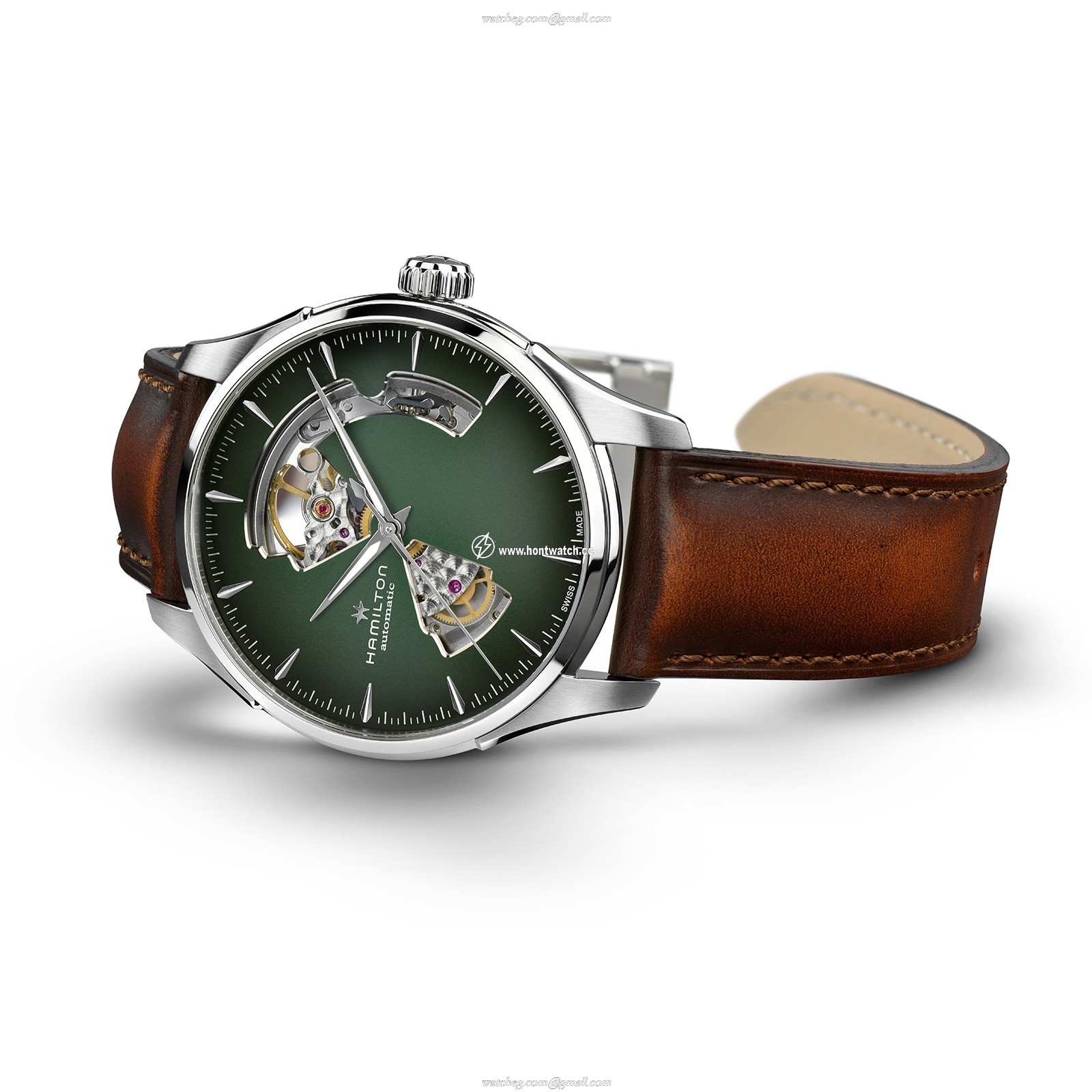 Hamilton Jazzmaster H32675560 Automatic Green Dial - 40mm Stainless Steel - Image 2