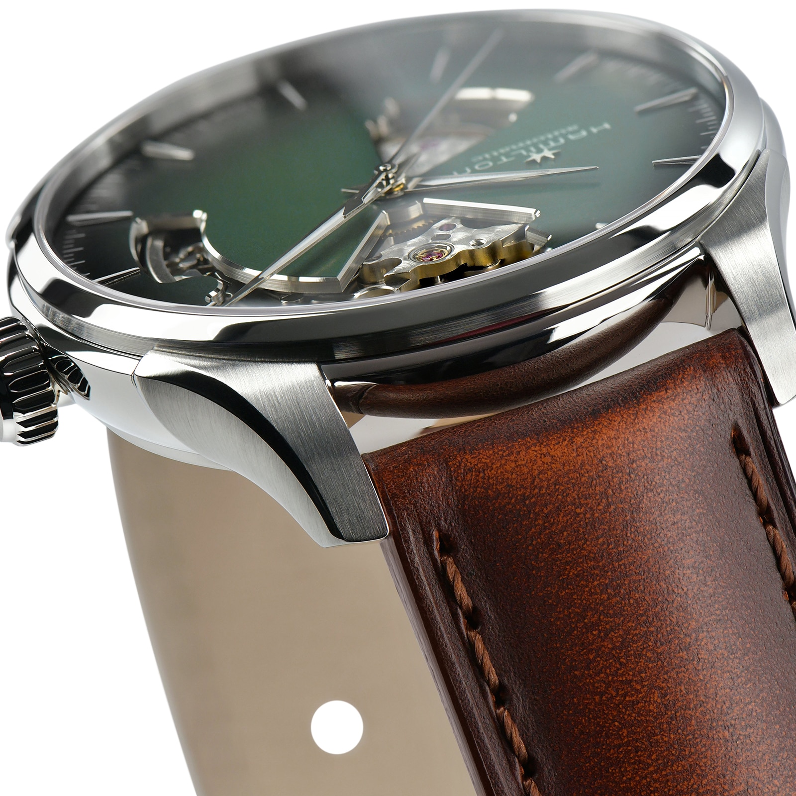 Hamilton Jazzmaster H32675560 Automatic Green Dial - 40mm Stainless Steel - Image 3