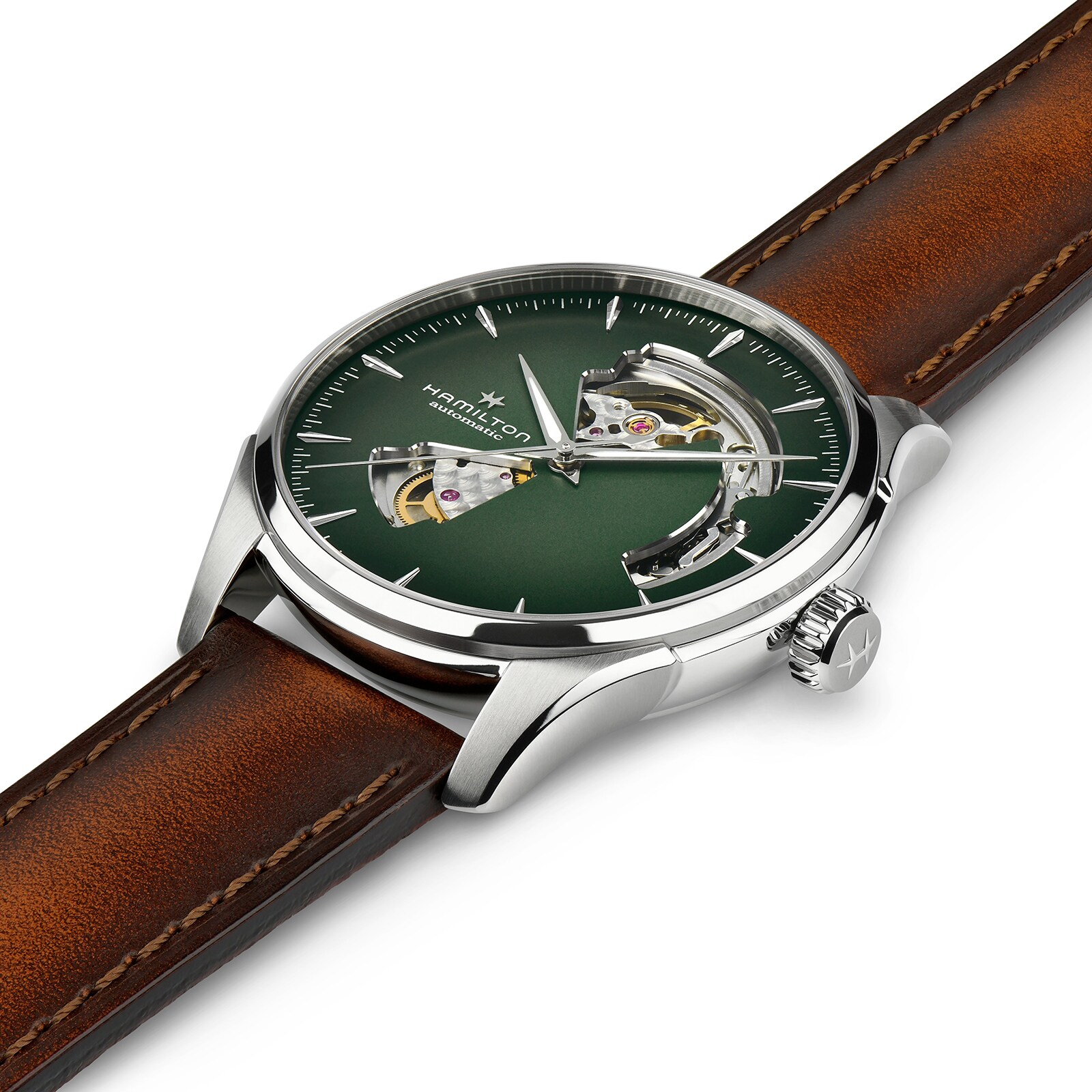 Hamilton Jazzmaster H32675560 Automatic Green Dial - 40mm Stainless Steel - Image 4