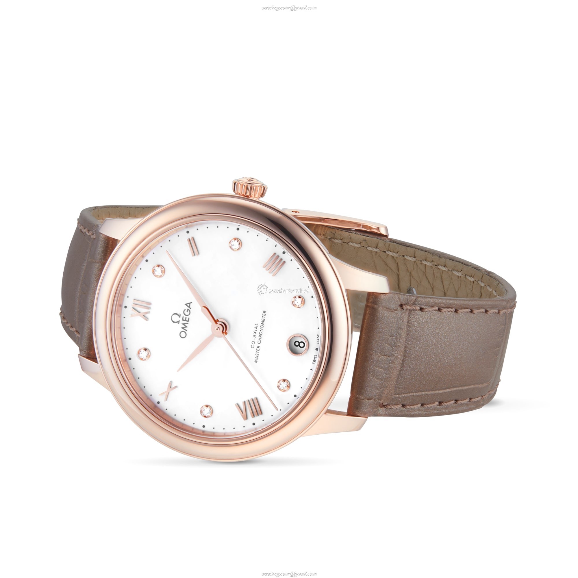 Omega De Ville Prestige 34mm 18ct Rose Gold Automatic Watch | Mother of Pearl Dial - Image 2