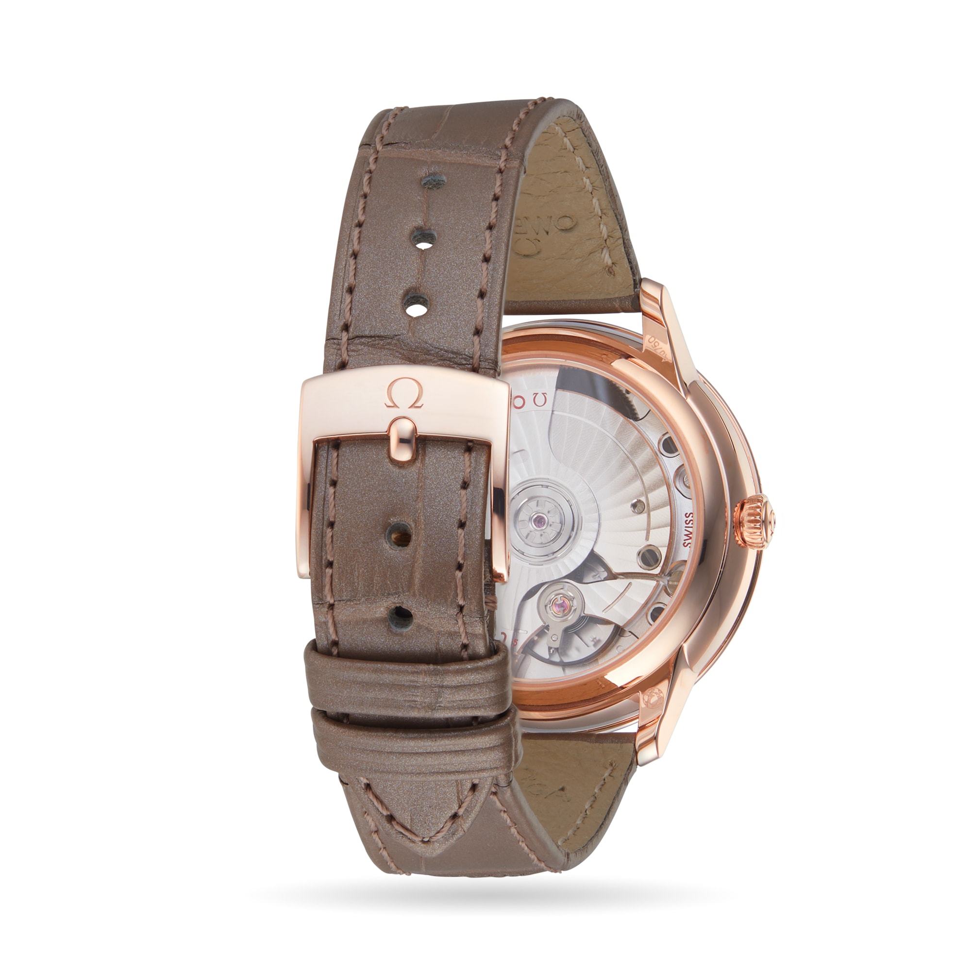 Omega De Ville Prestige 34mm 18ct Rose Gold Automatic Watch | Mother of Pearl Dial - Image 3