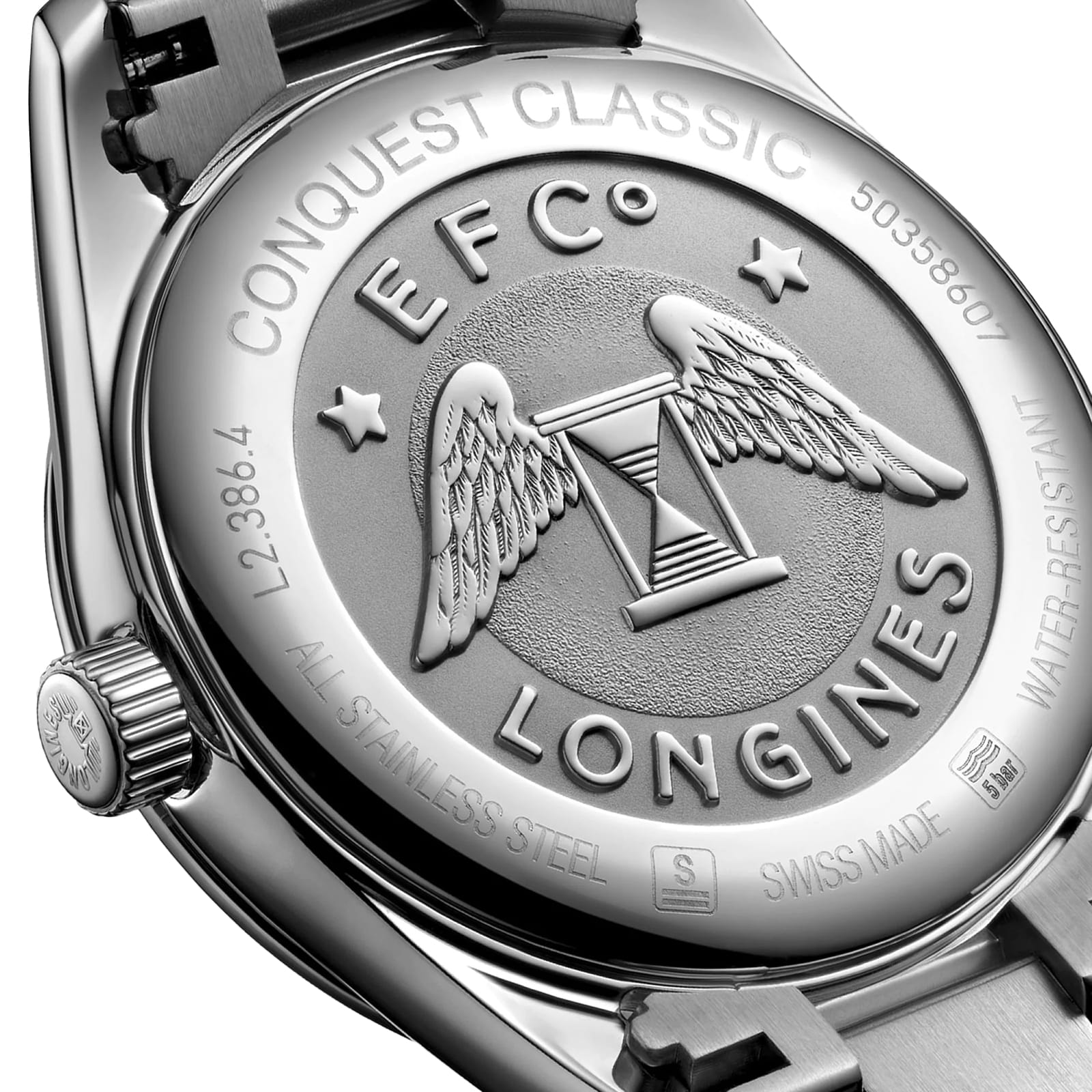 Longines Conquest L23864926 | 34mm Blue Dial | Stainless Steel Quartz Watch - Image 4