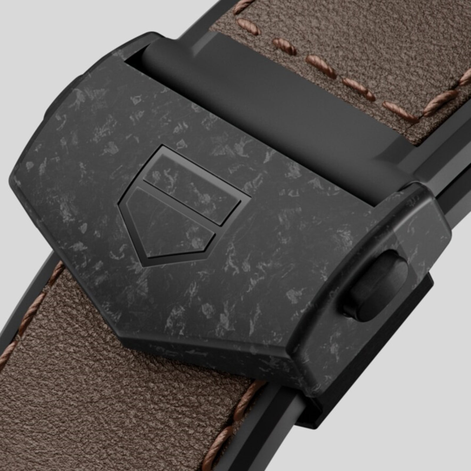 TAG Heuer Carrera Automatic Brown Watch - 45mm PVD Case | Leather Strap - Image 4
