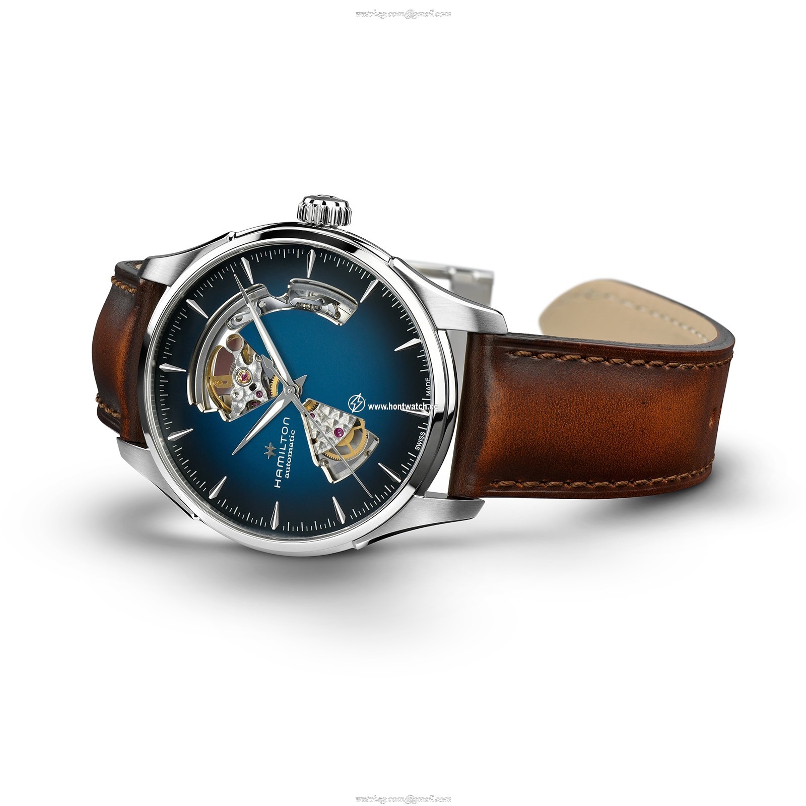 Hamilton Jazzmaster H32675540 Automatic Blue Dial - 40mm Stainless Steel Watch - Image 2