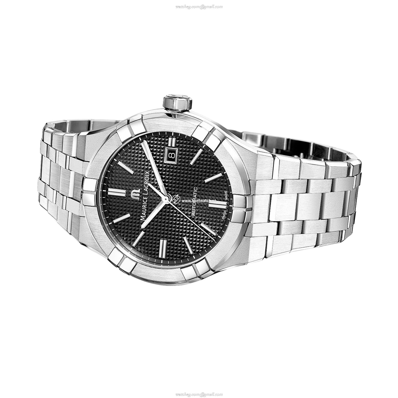 Maurice Lacroix Aikon Automatic Black Dial - 42mm Stainless Steel Watch - Image 2