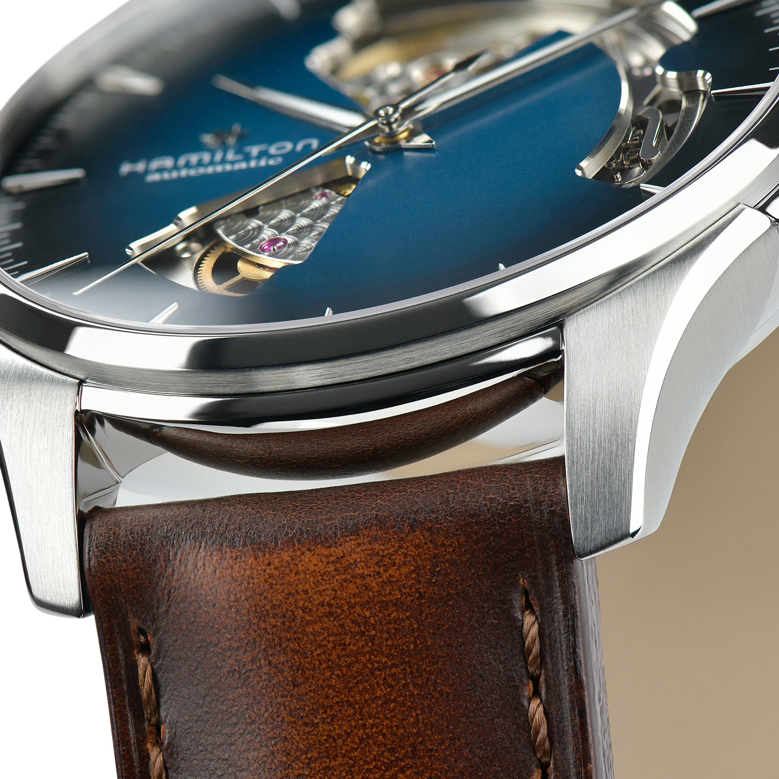 Hamilton Jazzmaster H32675540 Automatic Blue Dial - 40mm Stainless Steel Watch - Image 4