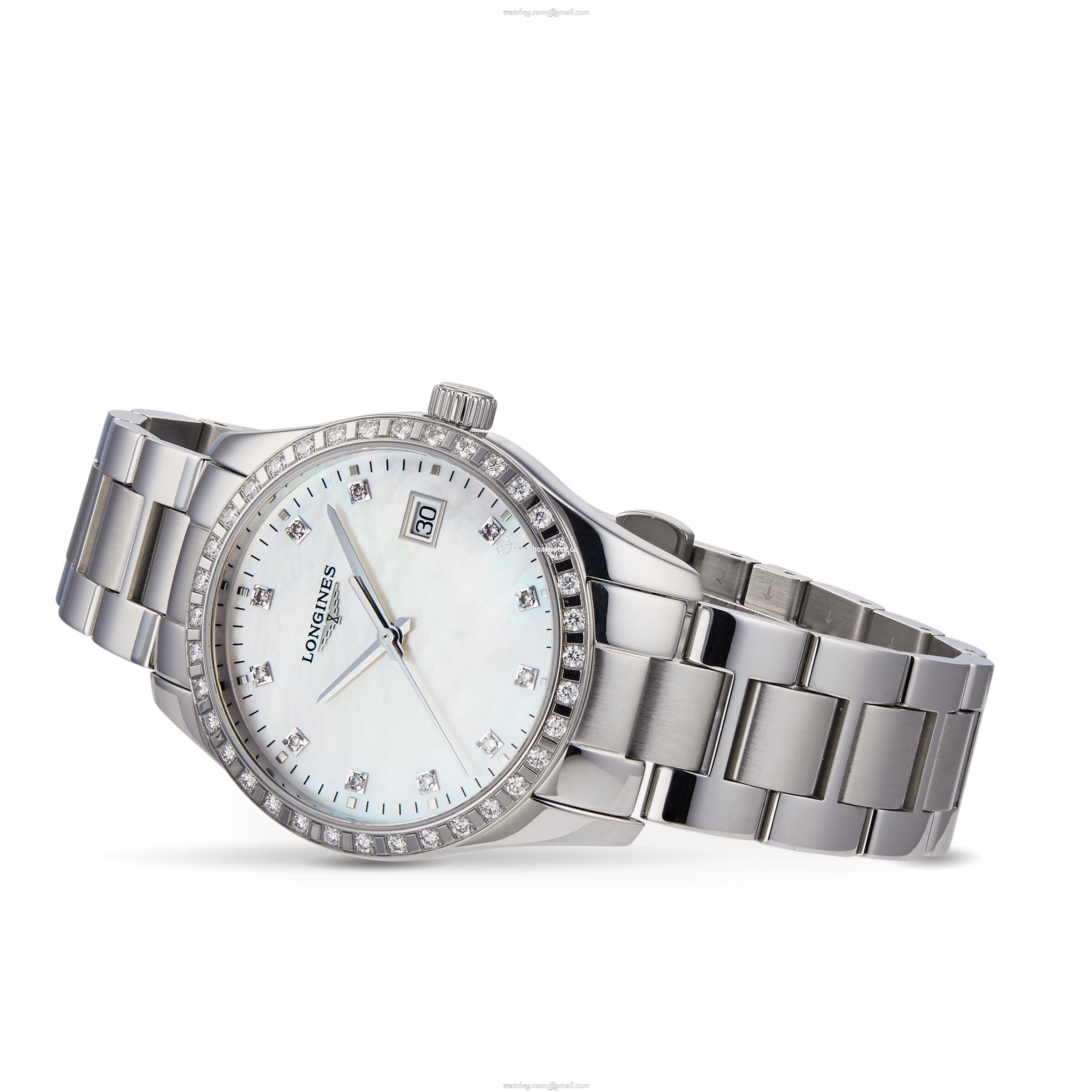 Longines Conquest L23860876 | 34mm Stainless Steel | Mother of Pearl Dial - Image 2
