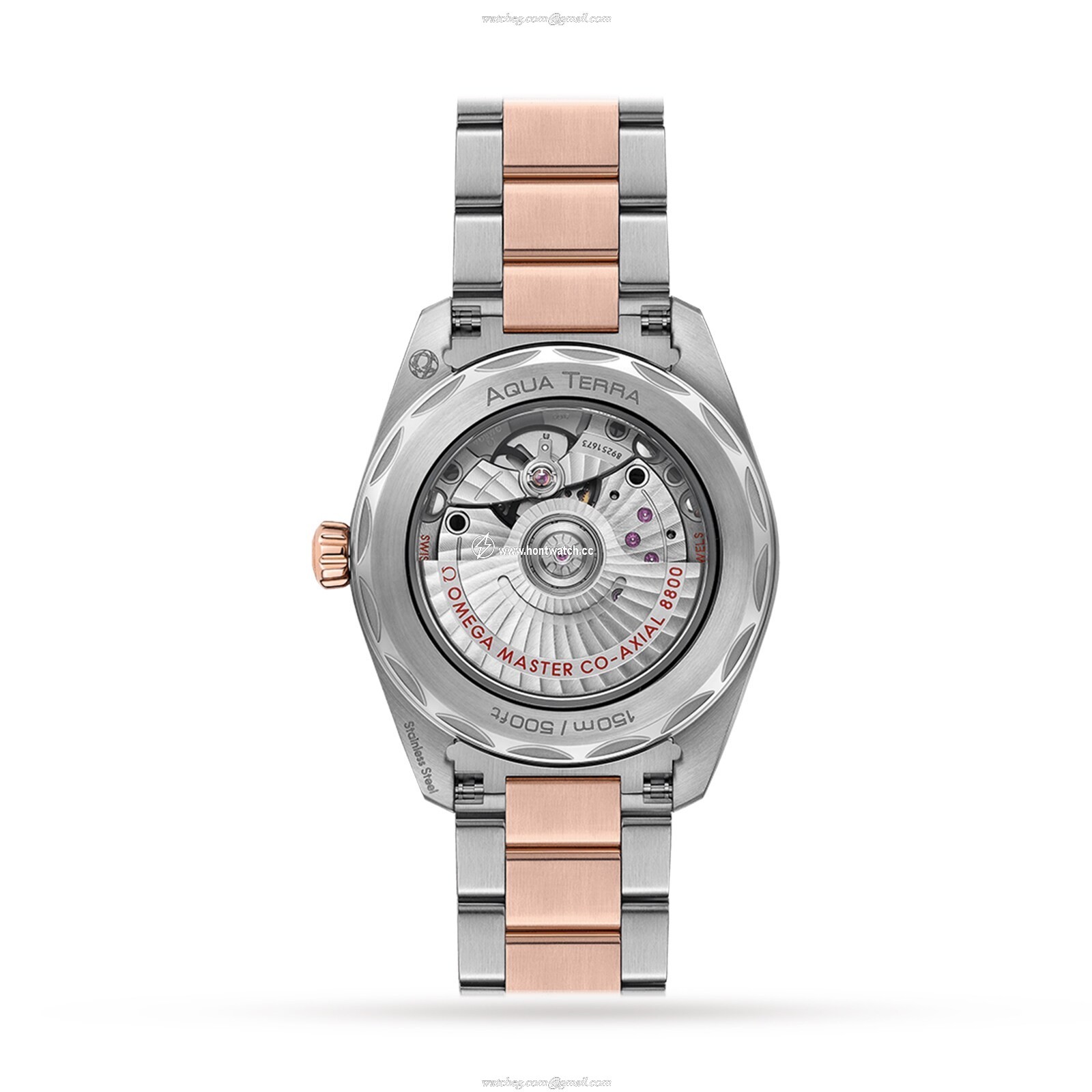 Omega Seamaster Aqua Terra 38mm Automatic Grey Dial - Stainless Steel & Rose Gold - Image 2