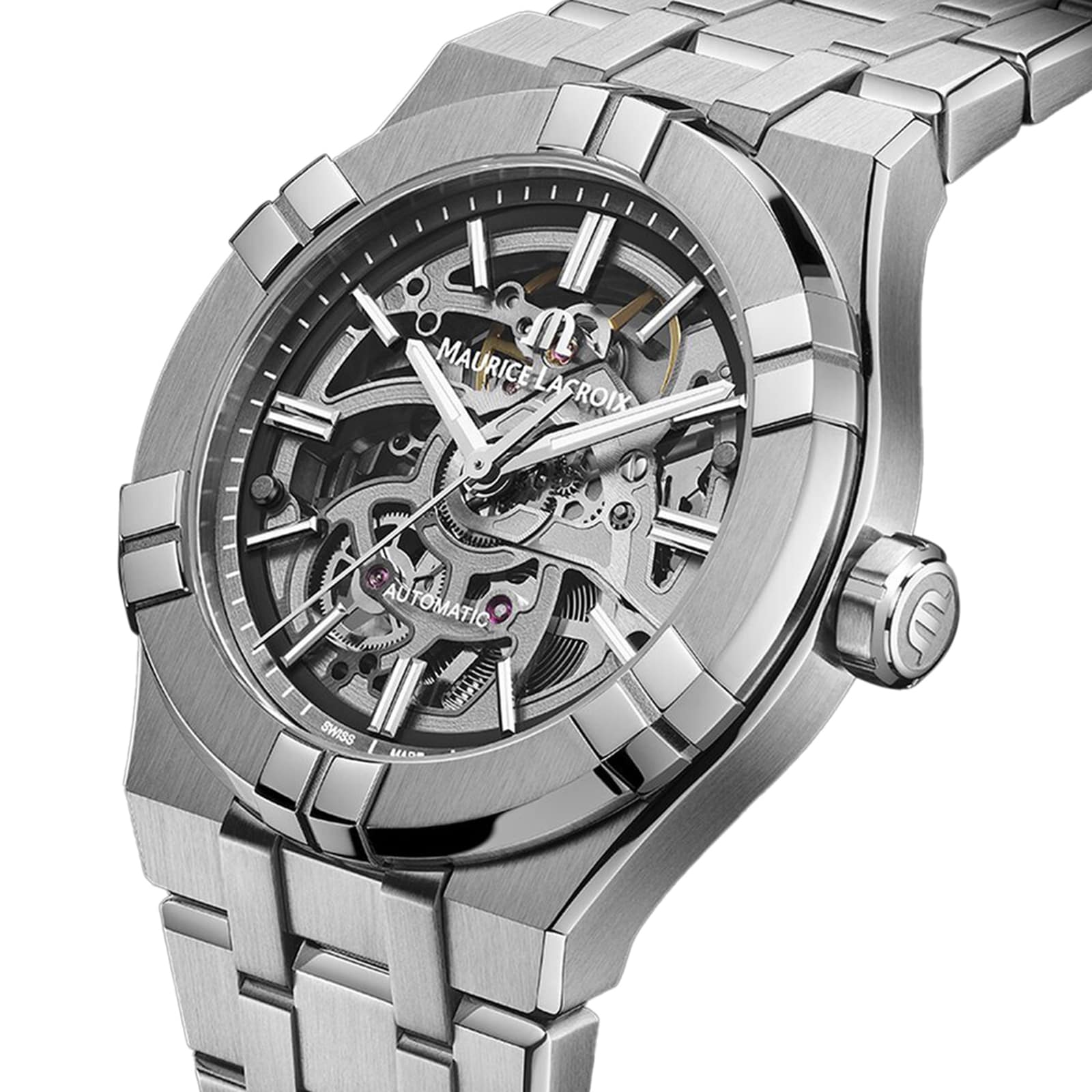 Maurice Lacroix Aikon Automatic Silver Dial - 39mm Stainless Steel Watch - Image 3