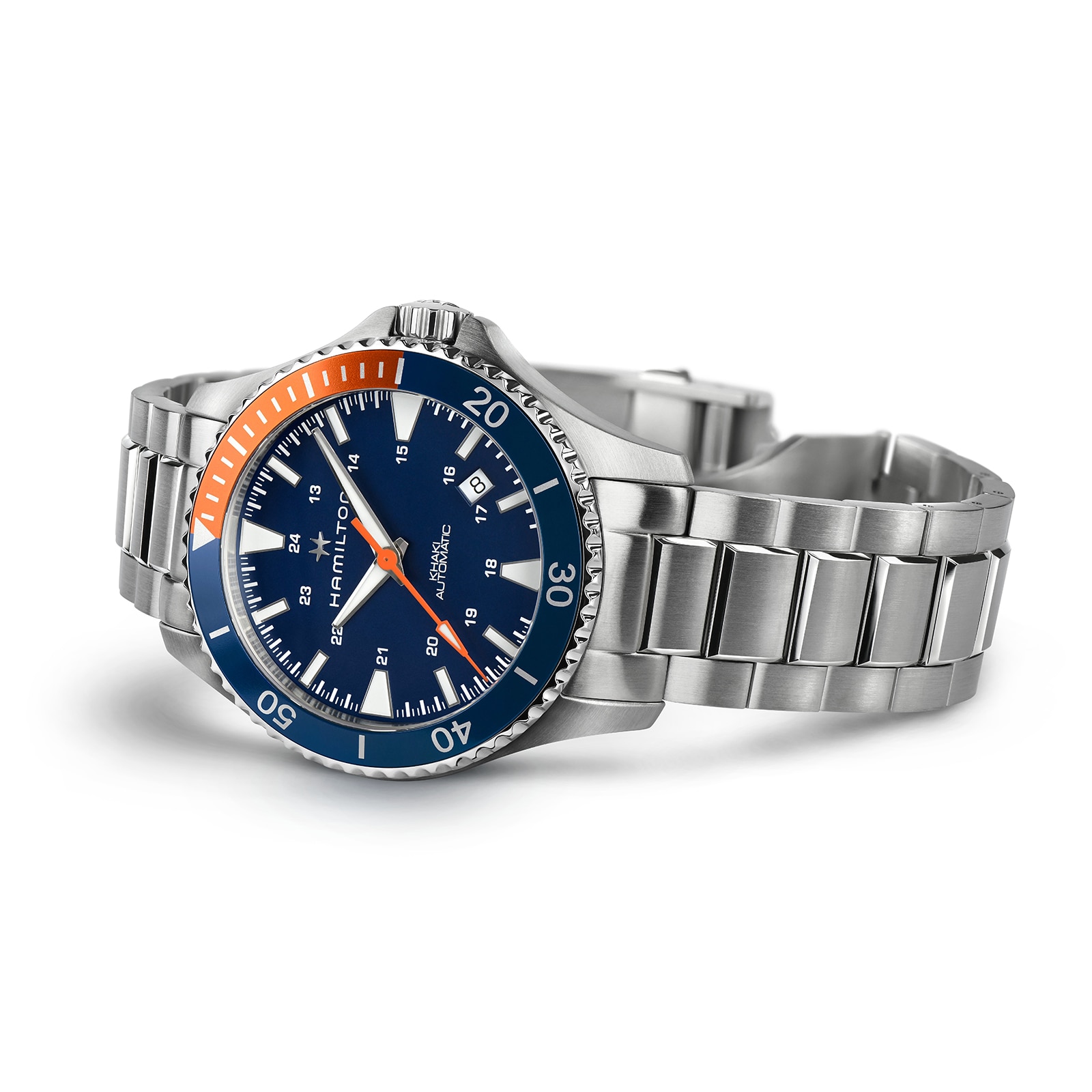 Hamilton Khaki Navy H82365141 Automatic Blue Dial - 40mm Stainless Steel - Image 3
