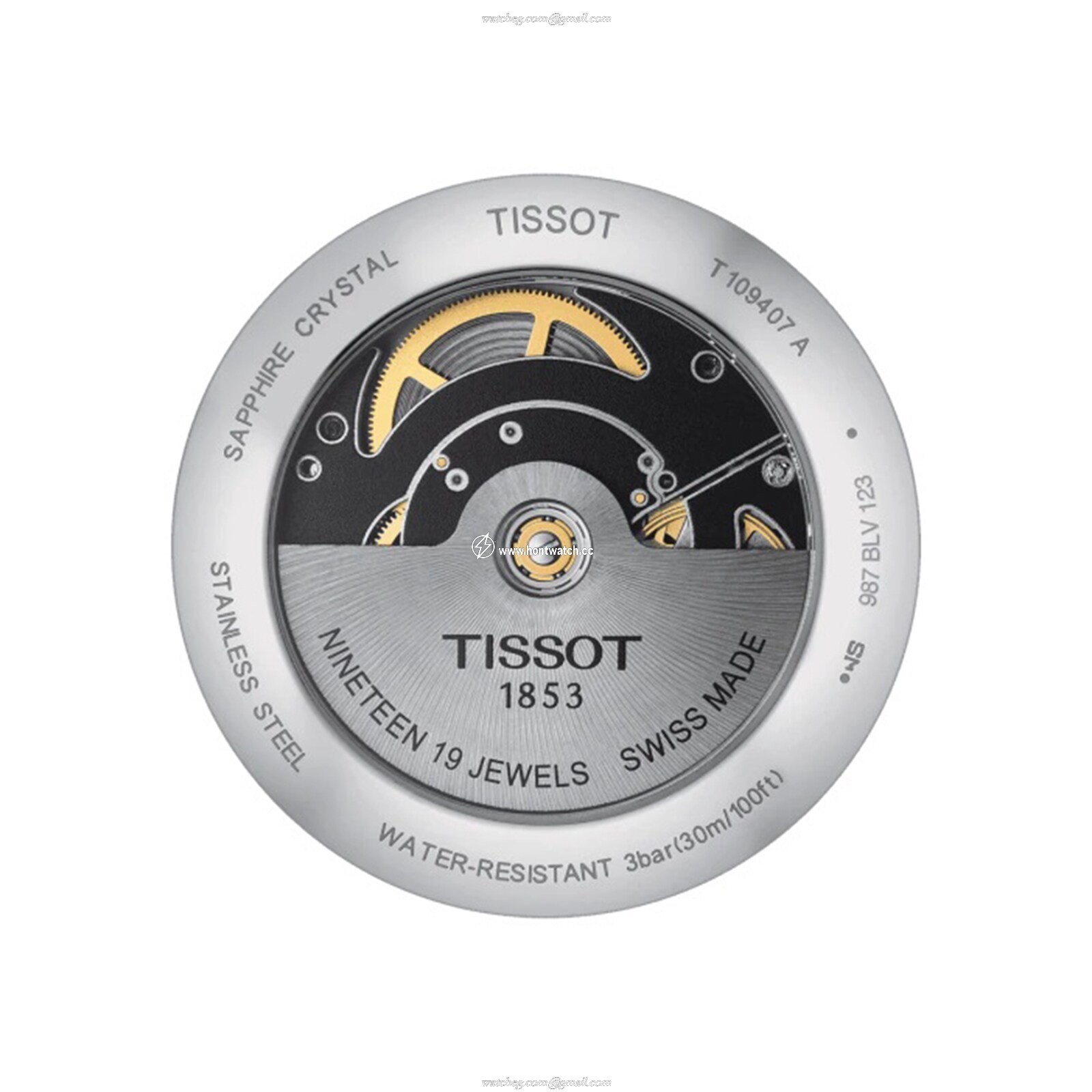 Tissot T-Classic Automatic Watch - 40mm Stainless Steel Silver Dial - Image 2