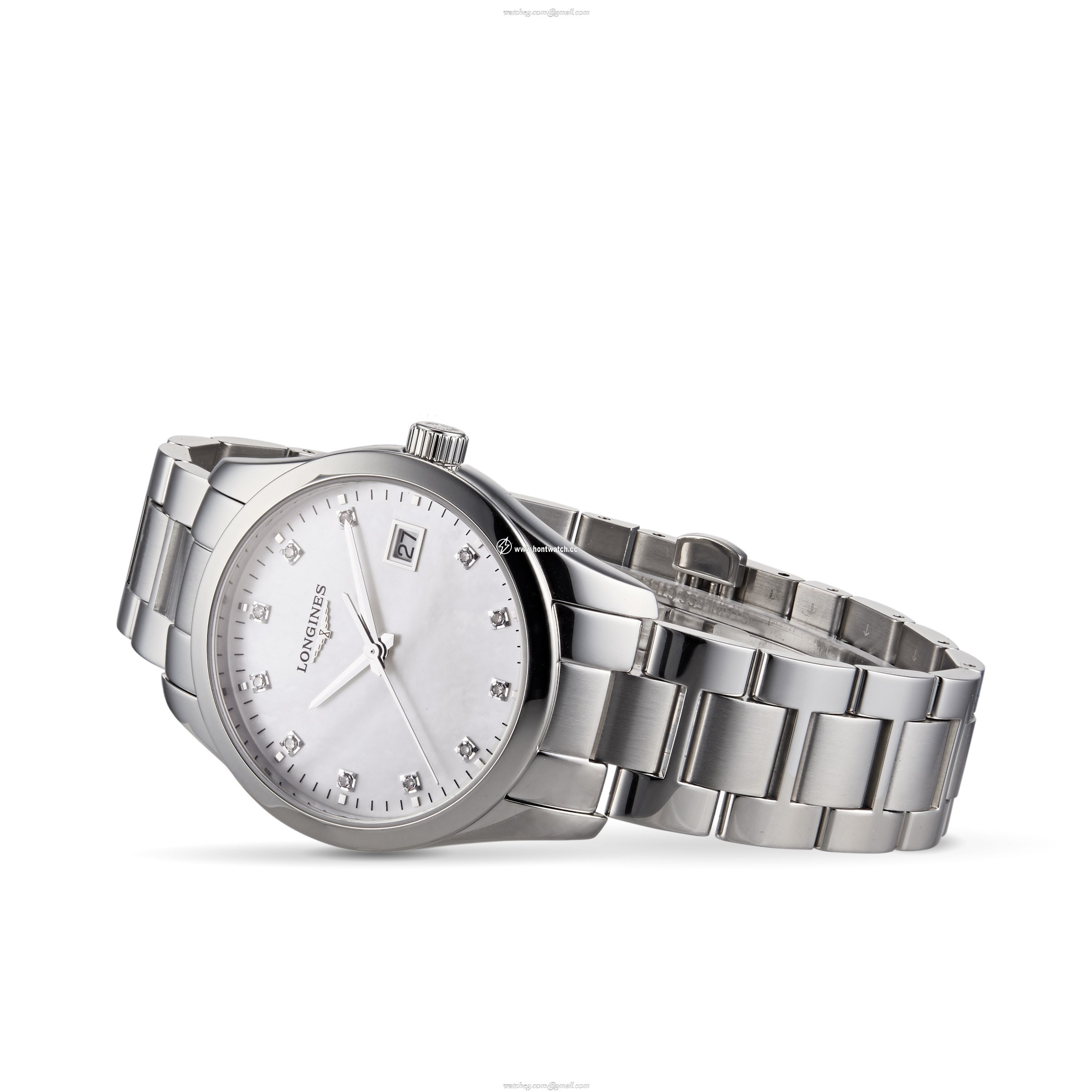 Longines Conquest L23864876 | 34mm Stainless Steel | Quartz Mother of Pearl - Image 2