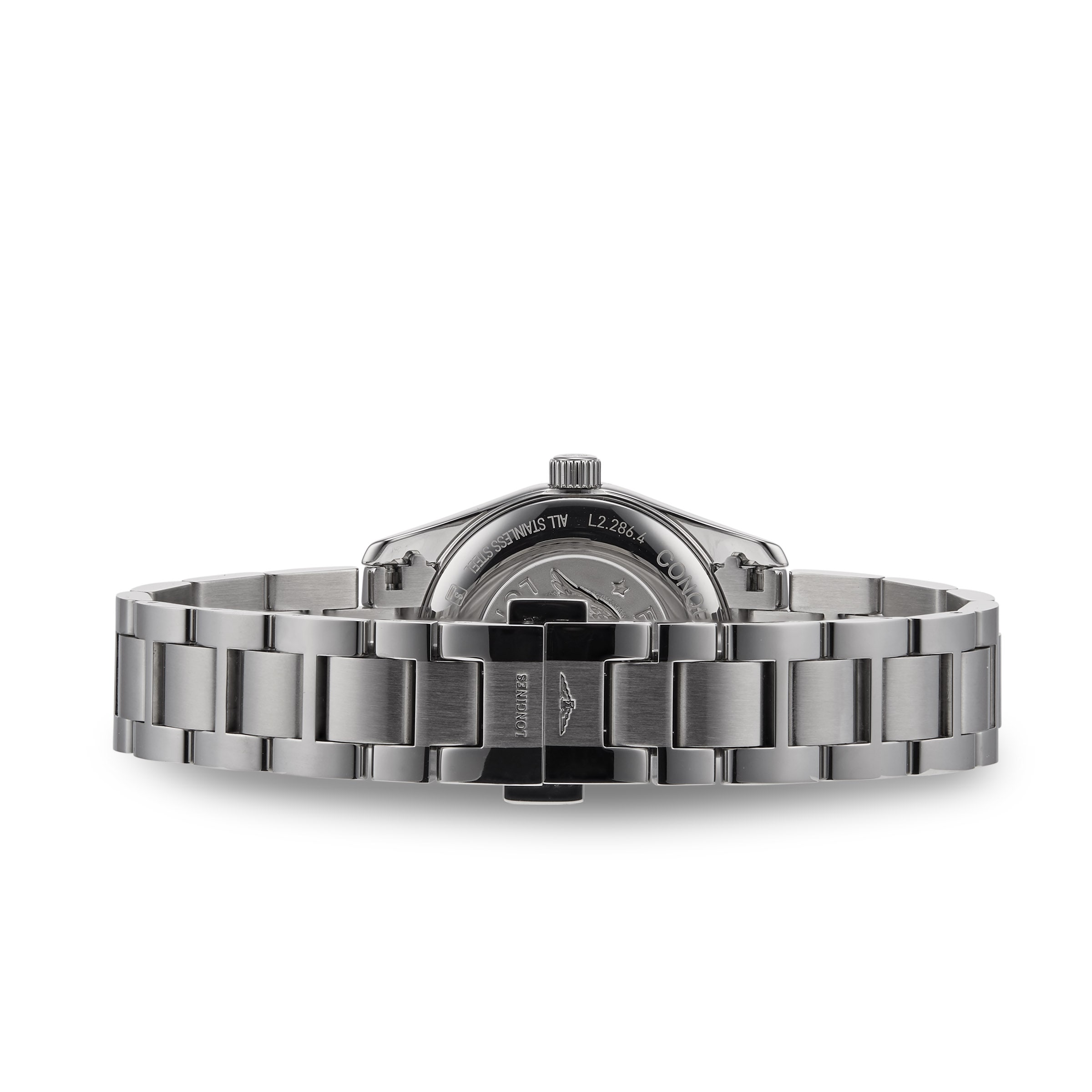 Longines Conquest L22864526 | 29.5mm Stainless Steel Quartz Watch - Black Dial - Image 3