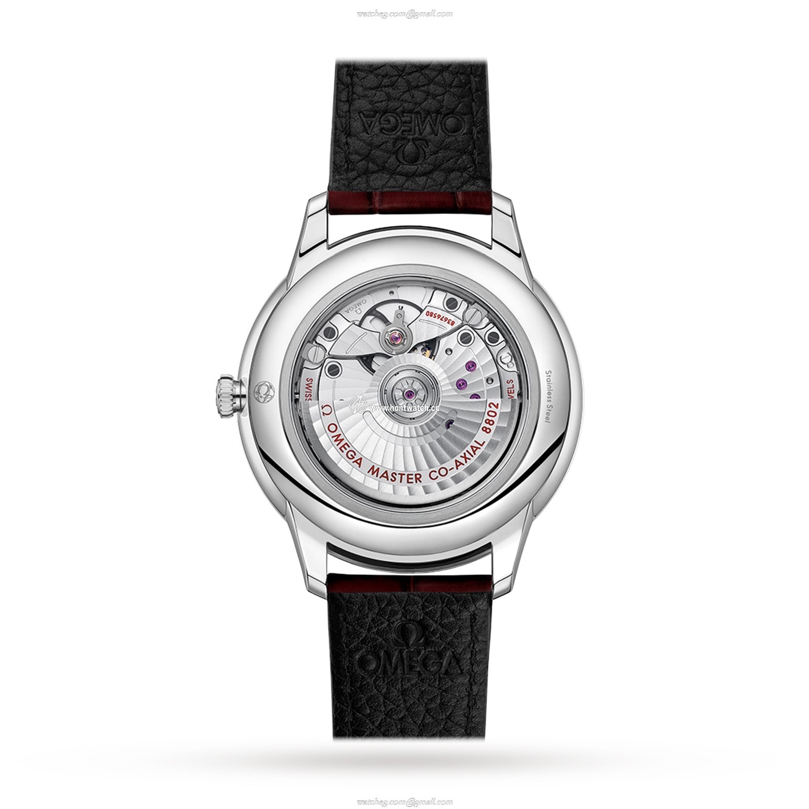 Omega De Ville Prestige 41mm Automatic - Red Dial Stainless Steel Watch - Image 2