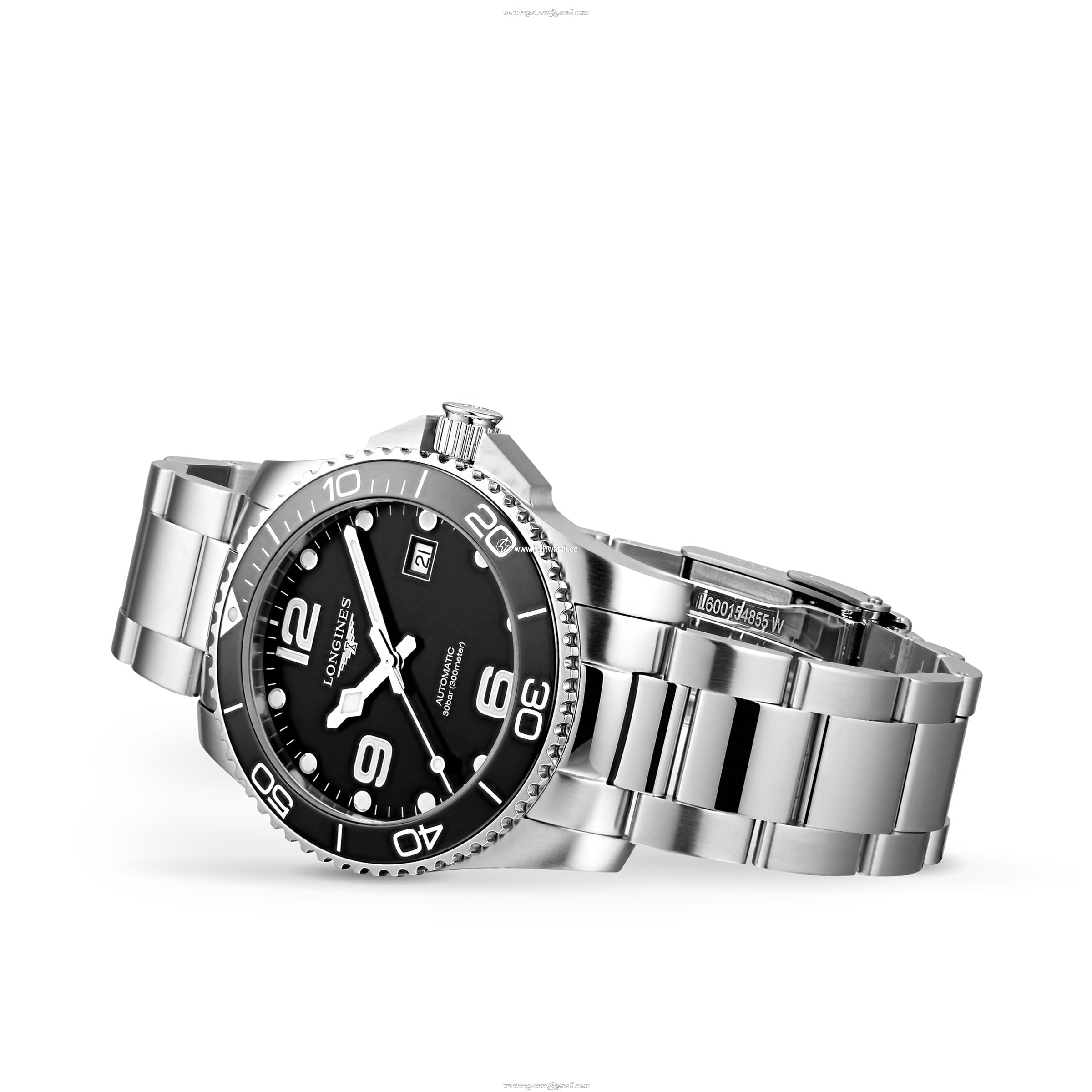 Longines HydroConquest L37814566 | 41mm Automatic Black Dial | 300m Water Resistant - Image 2
