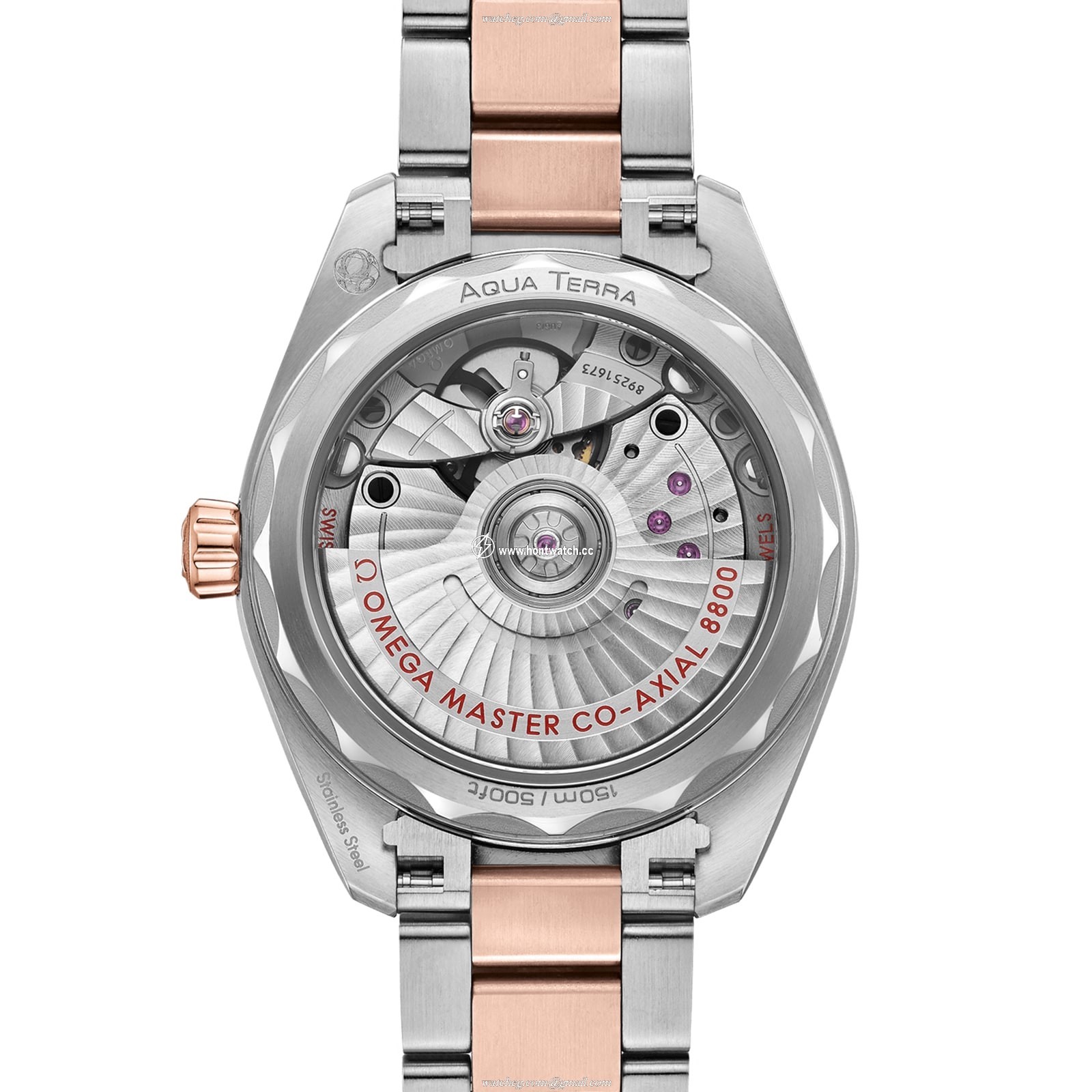Omega Seamaster Aqua Terra 34mm Automatic Grey Dial - Stainless Steel & Rose Gold - Image 2