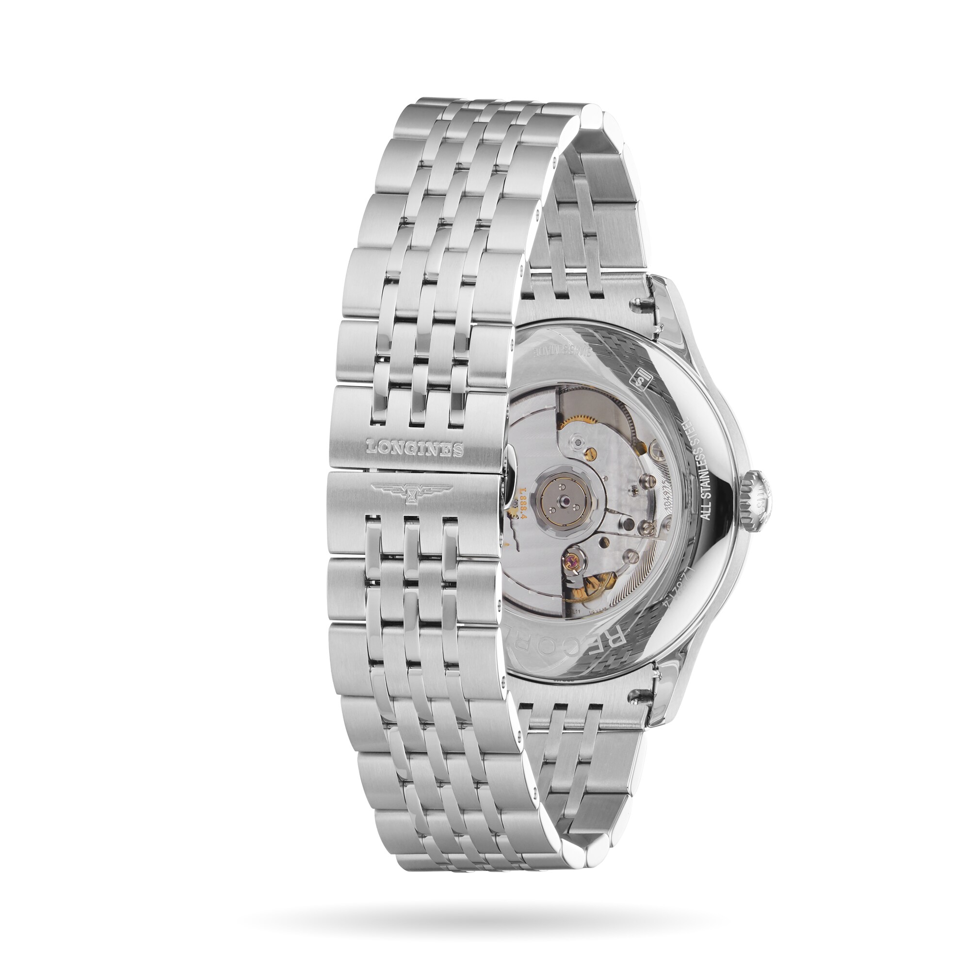Longines Record L28214726 Automatic Watch - 40mm Silver Dial | Stainless Steel - Image 4