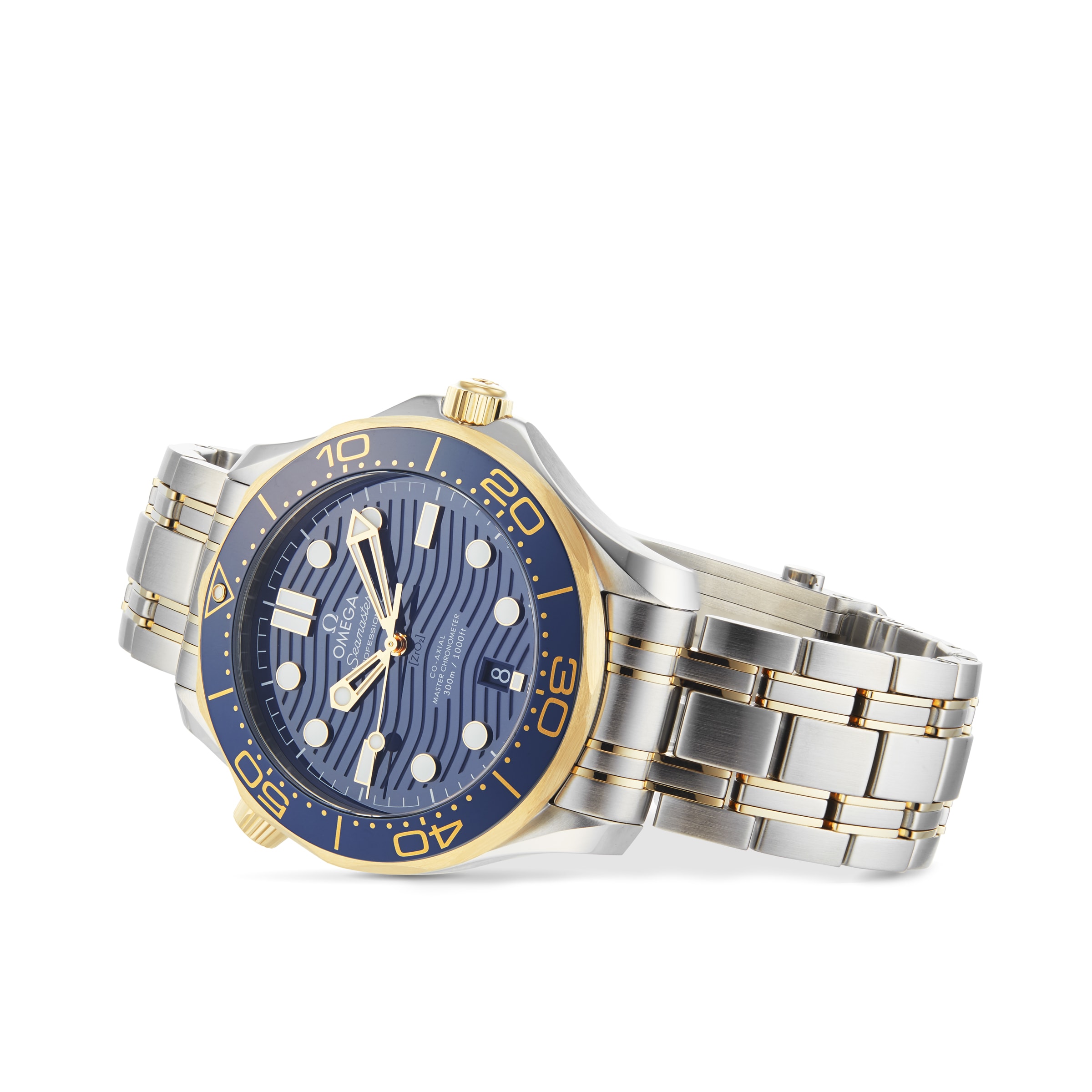 Omega Seamaster Diver 300M 42mm Blue Dial Automatic Watch - Stainless Steel & 18ct Gold - Image 4