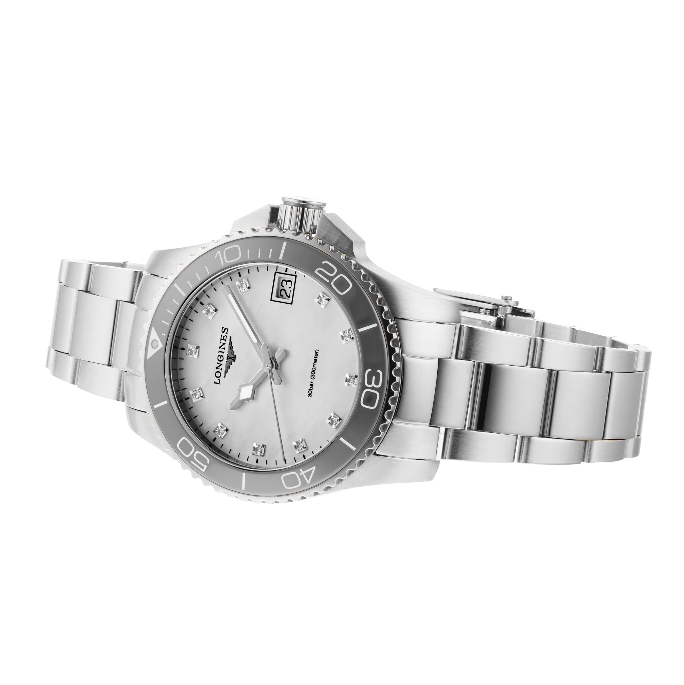 Longines HydroConquest L33704876 | 32mm Quartz Watch | Mother of Pearl Dial - Image 3