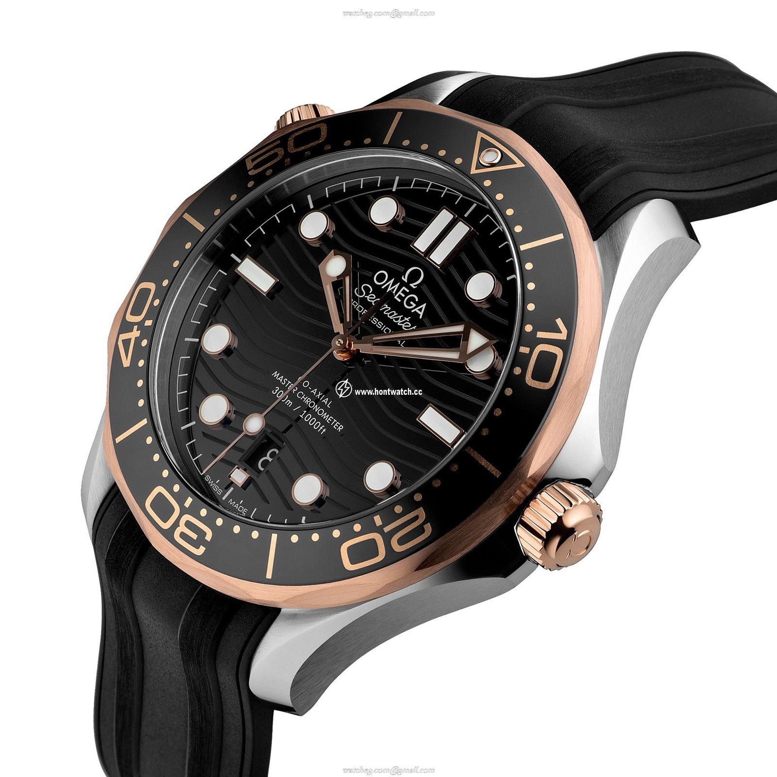 Omega Seamaster Planet Ocean Automatic Black Dial 42mm - 300M Water Resistant - Image 2