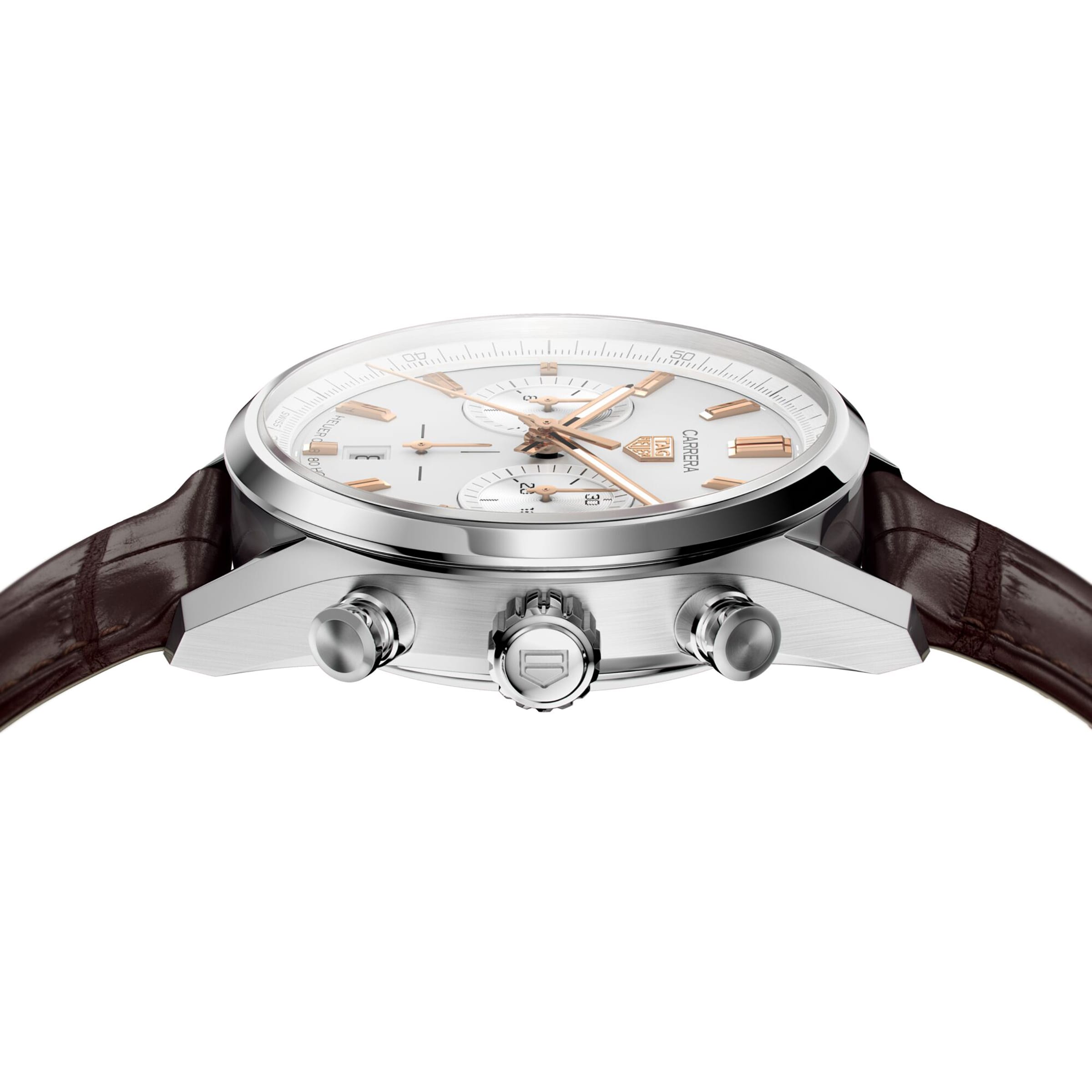 TAG Heuer Carrera CBN2013.FC6483 | 42mm Automatic Silver Dial | Stainless Steel - Image 3