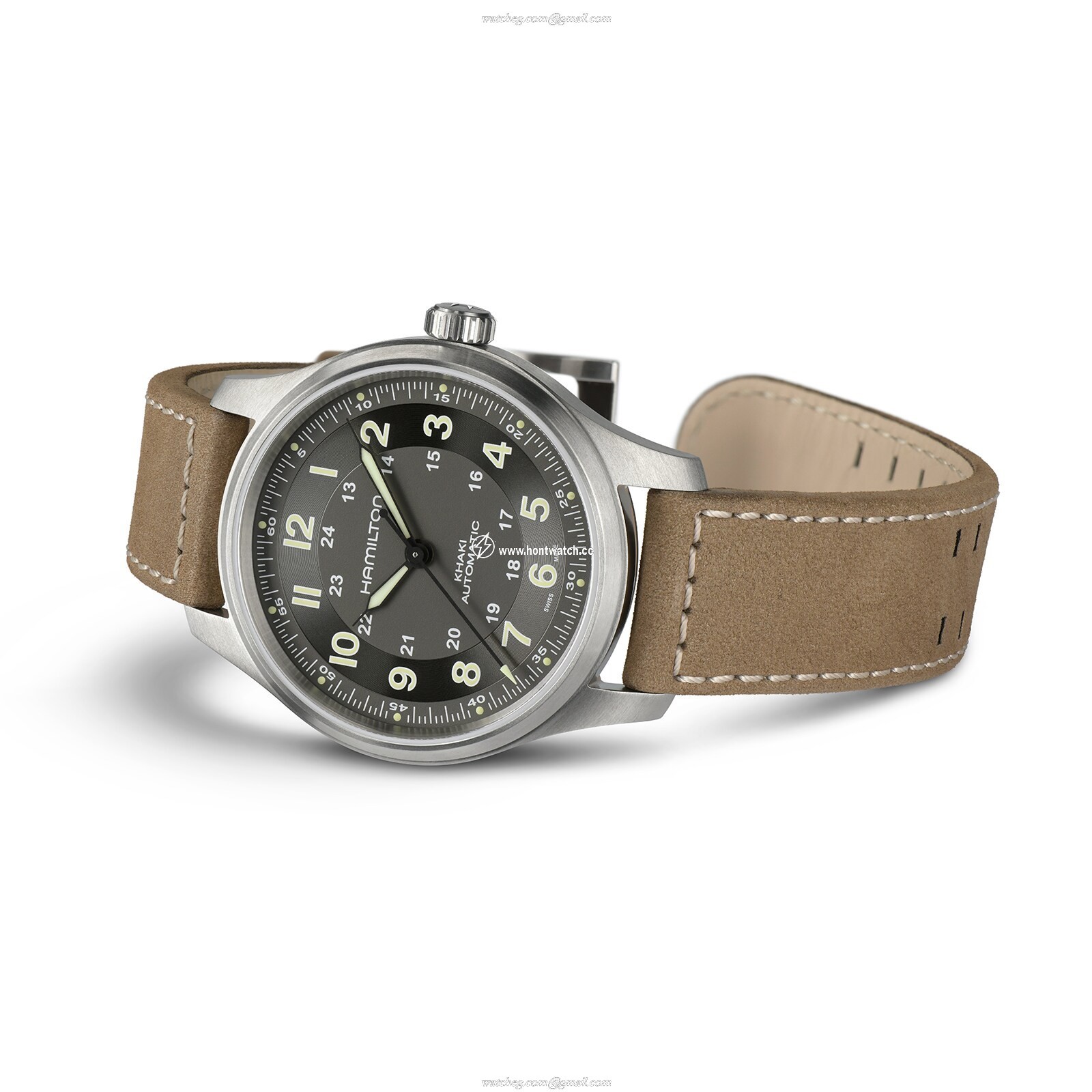 Hamilton Khaki Field Titanium Automatic Grey Watch - 42mm | H70545550 - Image 2