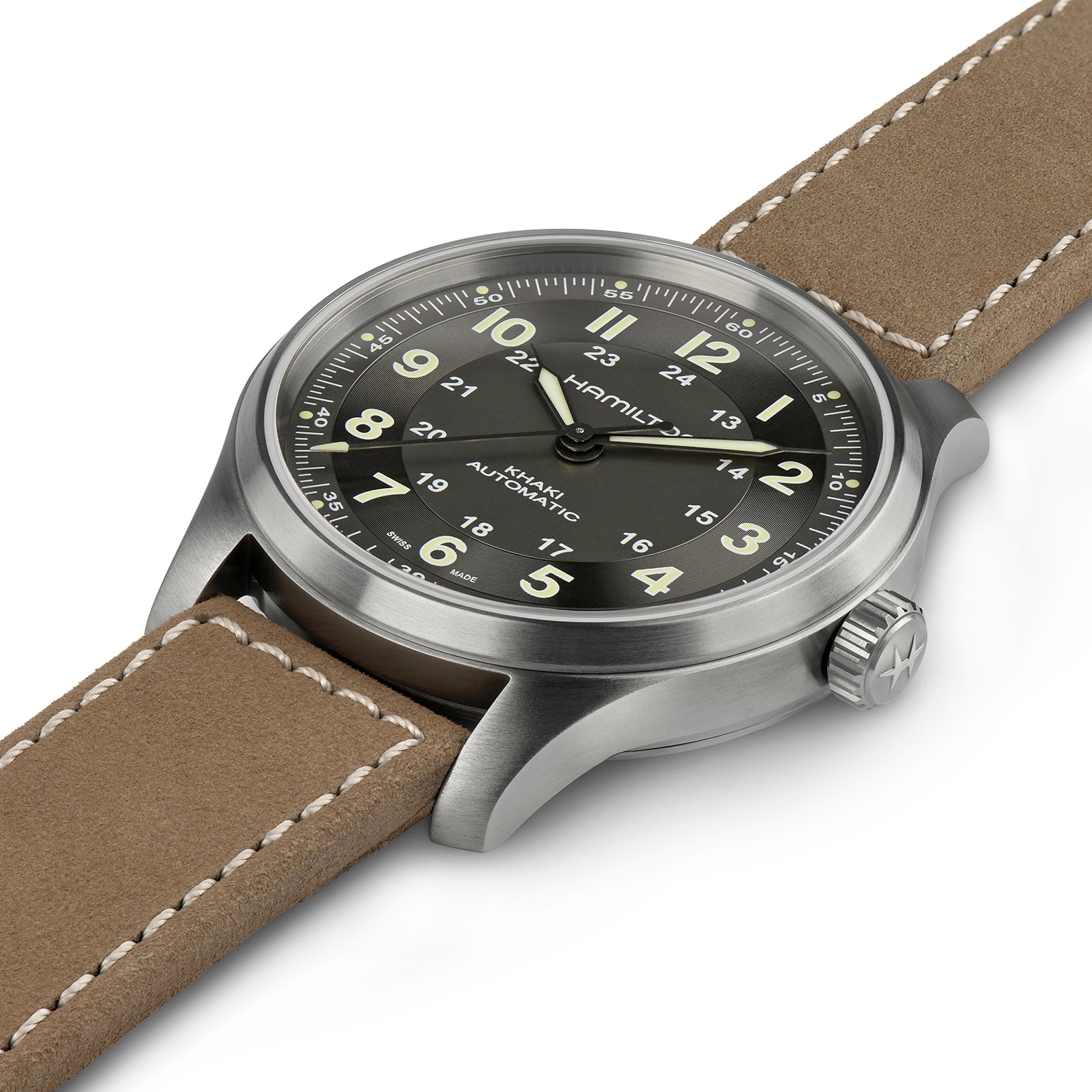 Hamilton Khaki Field Titanium Automatic Grey Watch - 42mm | H70545550 - Image 3