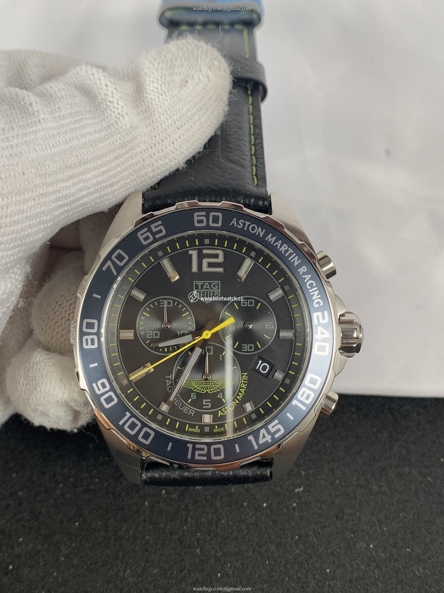 Tag Heuer Men Aston Martin Chronograph CAZ101P.FC8245 | Swiss Quartz | 43mm