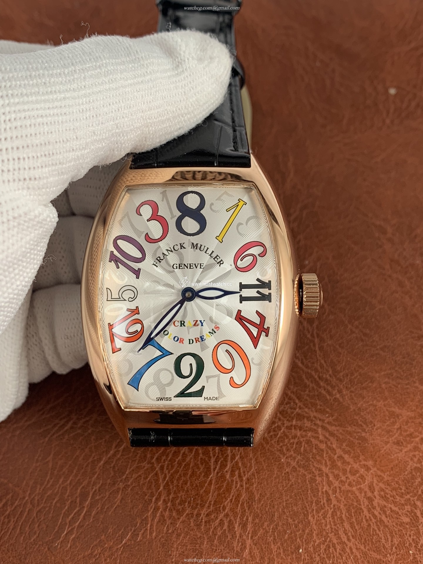 Franck Muller Curvex Mens Replica Watch - Crazy Hours | 39mm Automatic