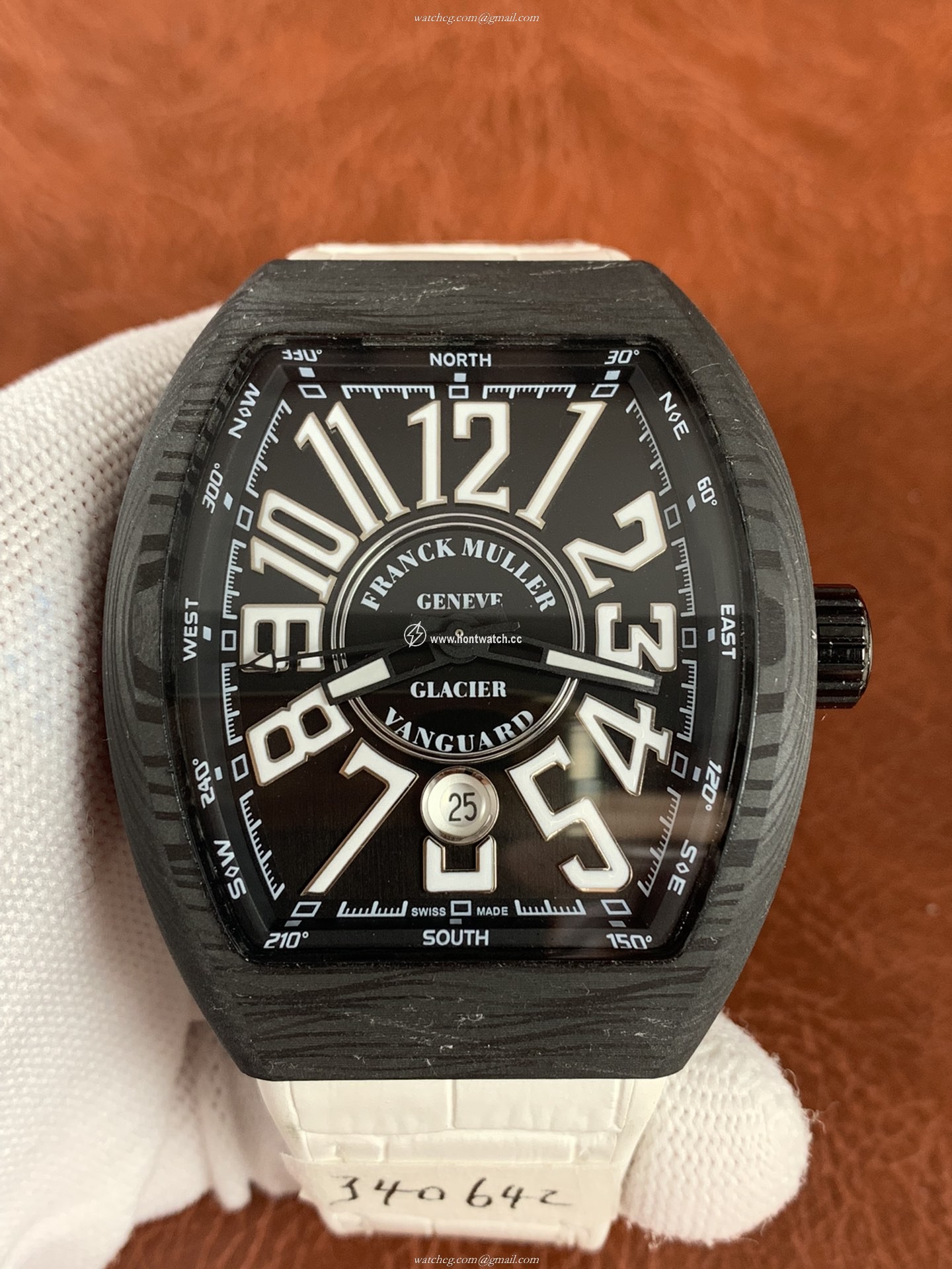 Franck Muller Vanguard Glacier Mens Watch - 44mm Blue Dial | MY9015