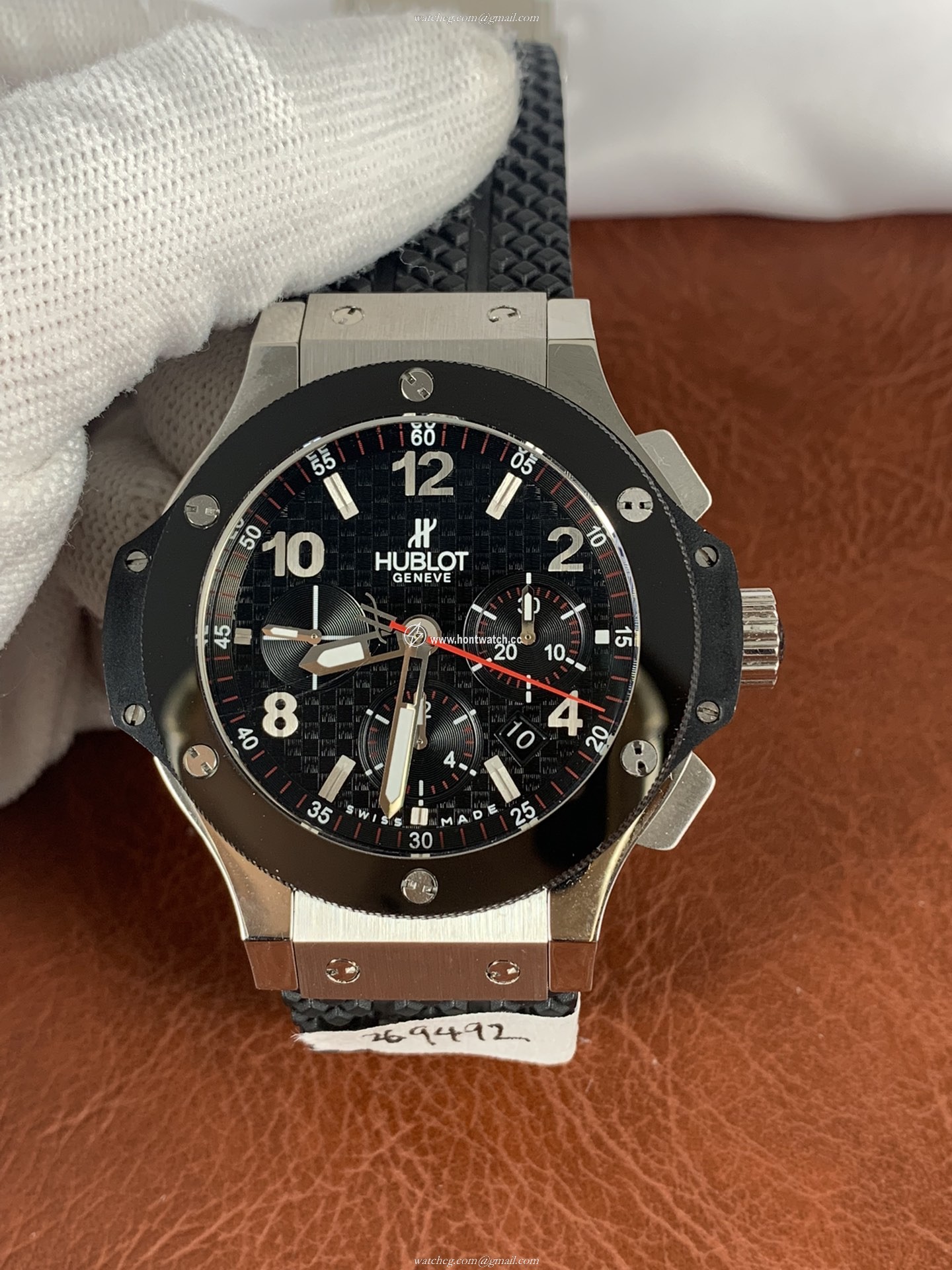 Hublot Big Bang Mens Replica Watch - 44mm | Swiss ETA4100 | Black Dial