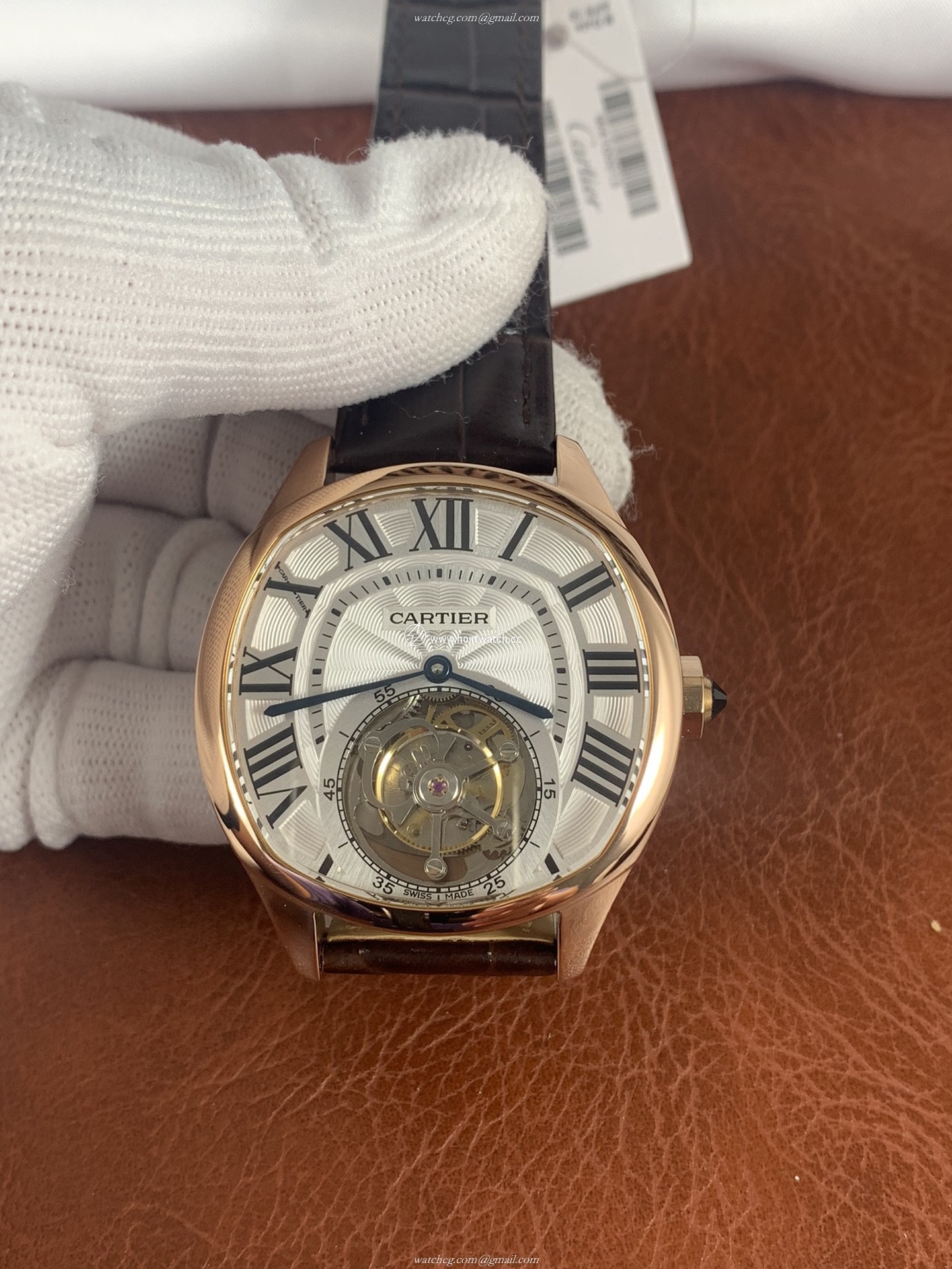 Cartier Drive De Cartier W4100013 Replica - Men's Automatic Tourbillon Watch 41mm