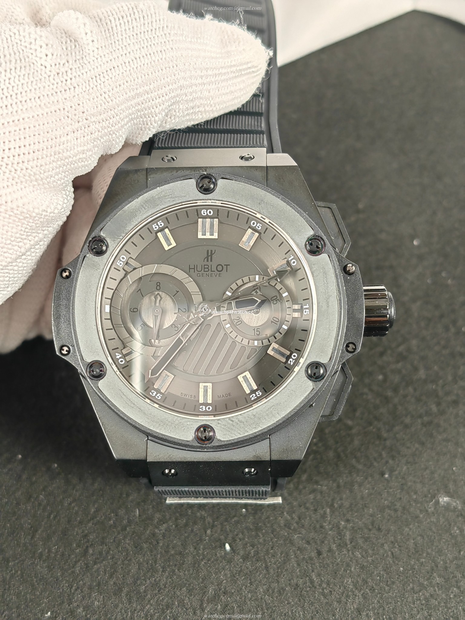Hublot King Power Foudroyante Zirconium 715.ZX.1127.RX Replica - 48mm Men's Watch