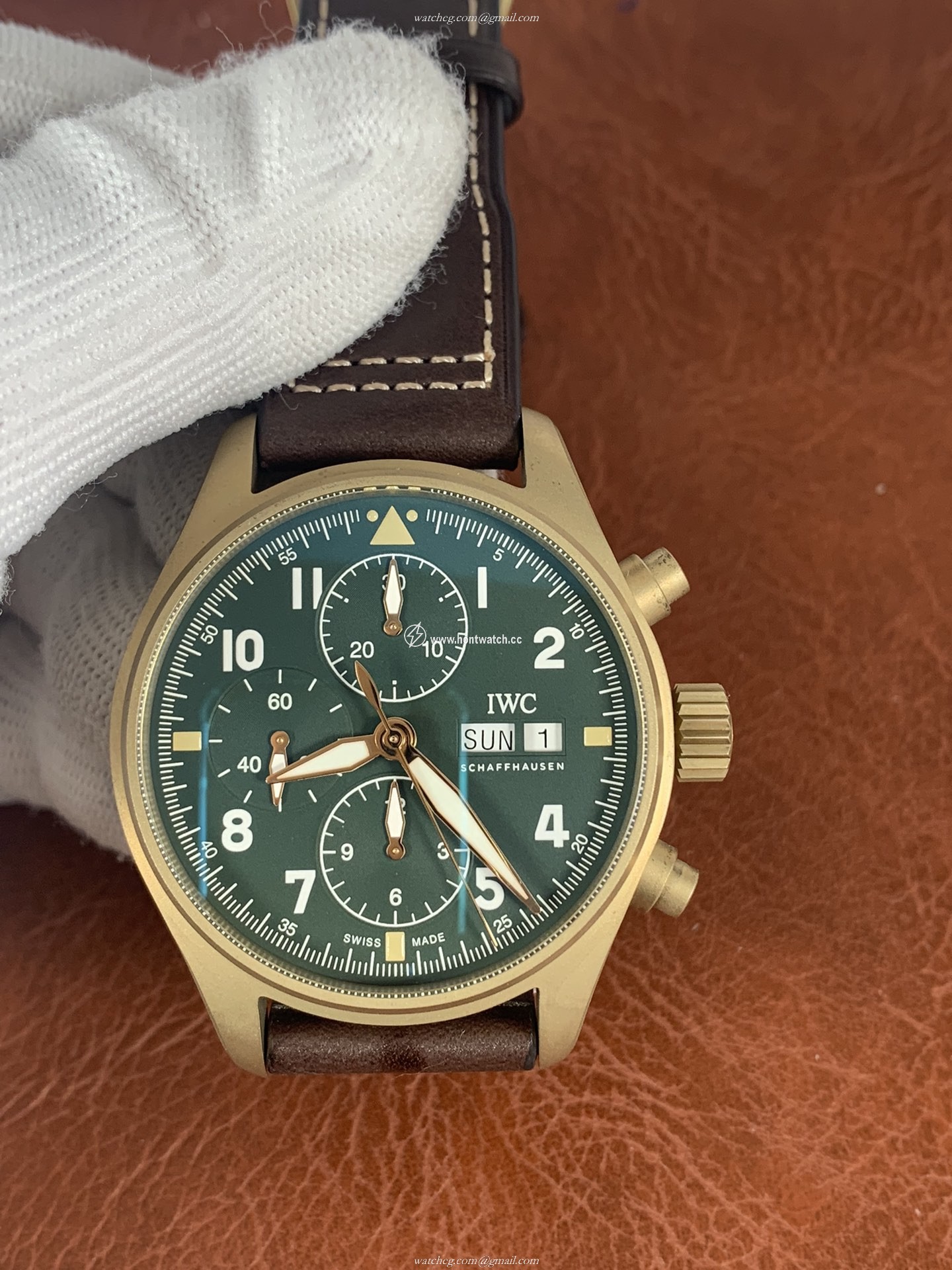 IWC Spitfire IW329702 Replica Watch - Valjoux-7750 | 43mm Pilot Chronograph