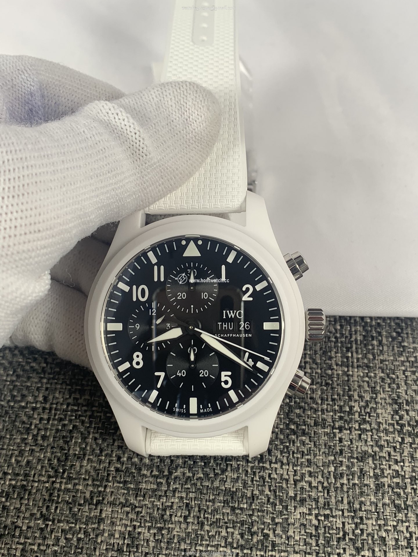 IWC Men IW389105 Replica Watch - Pilot Chronograph 44.5mm | Valjoux 7750