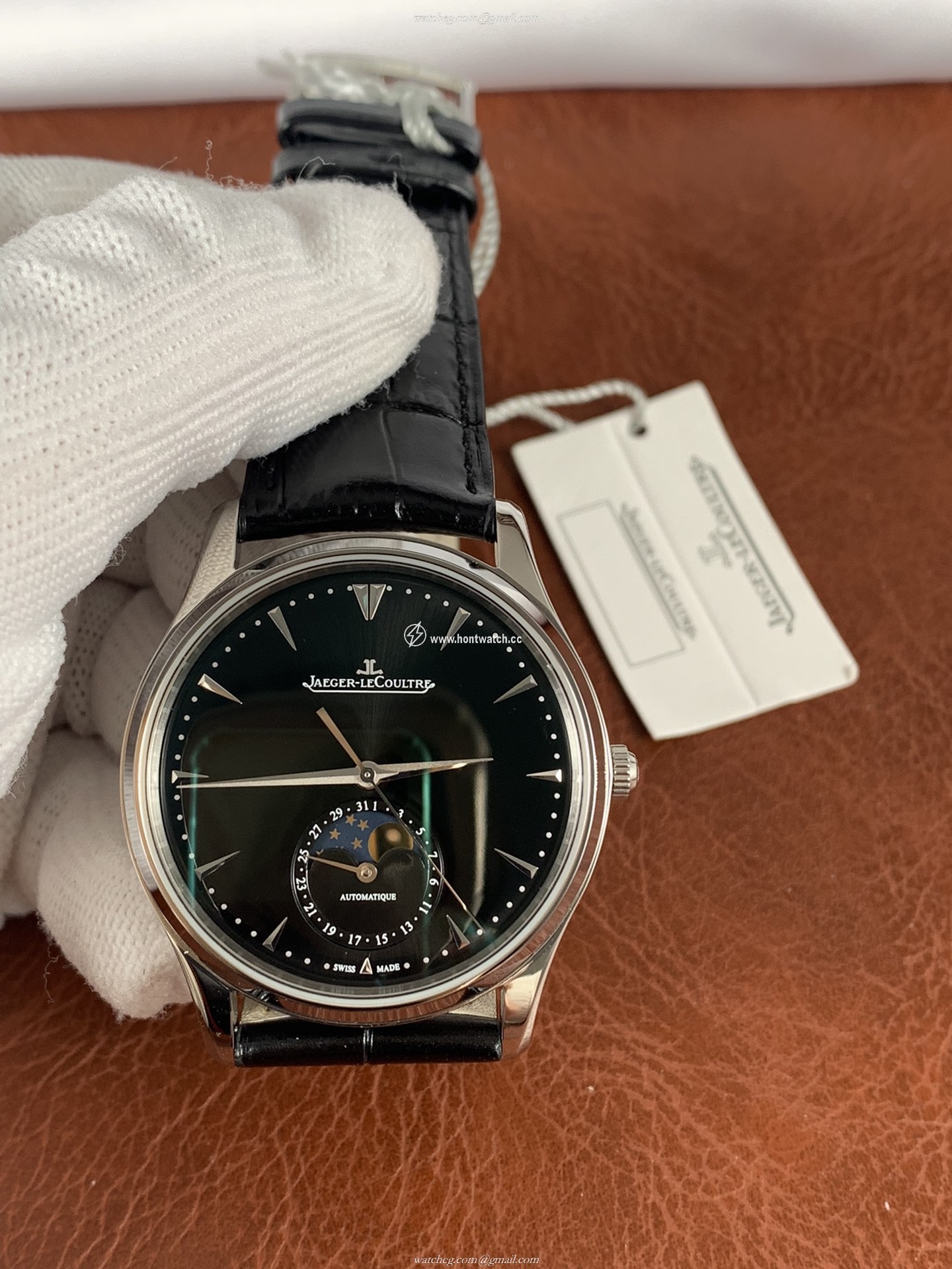 Jaeger Le Coultre Master Ultra Thin Moonphase Replica - Men's 39mm Watch