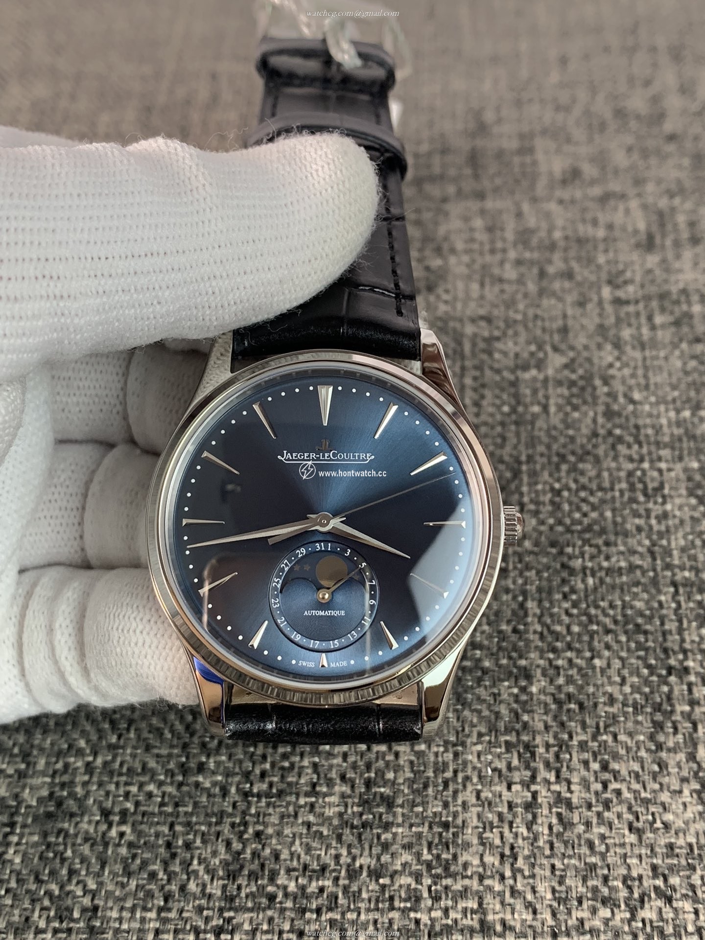Jaeger Le Coultre Master Ultra Thin Moonphase 1368480 Replica - 39mm Men's Watch