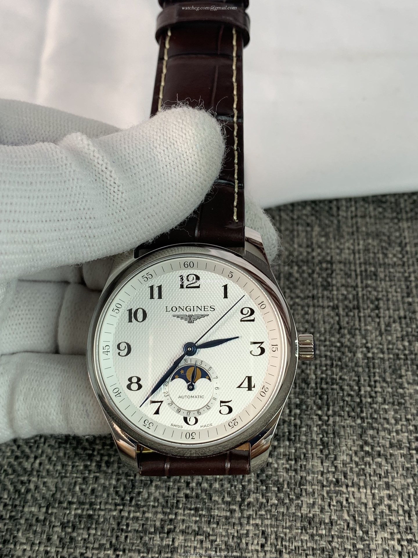 Longines Master Collection Moonphase L2.909.4.78.3 Replica - 40mm Men's Watch | Swiss 899